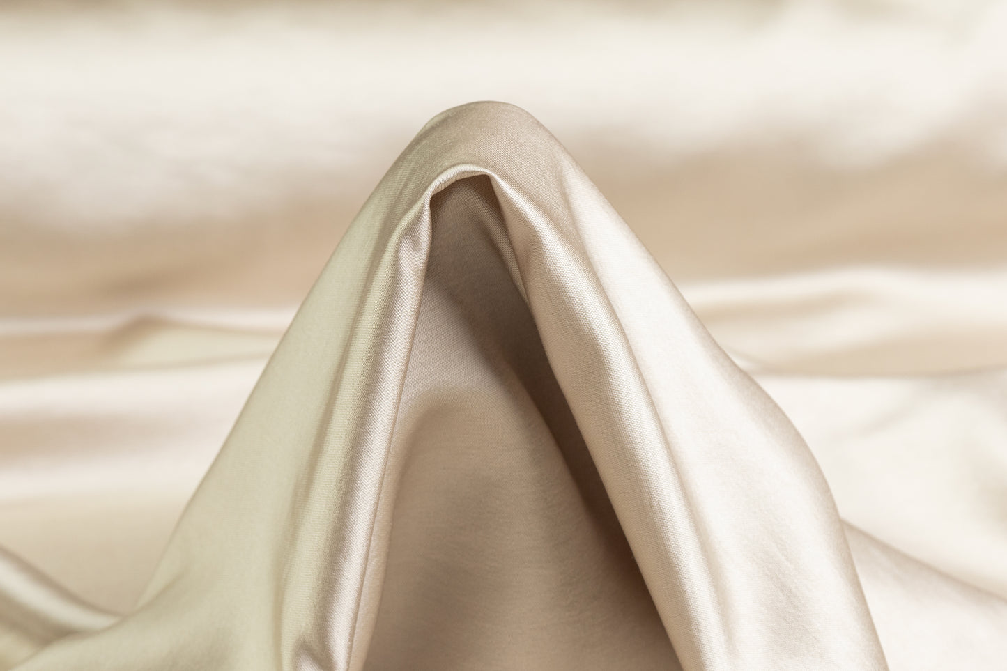 Heavy Viscose Acetate Charmeuse - Champagne Gold