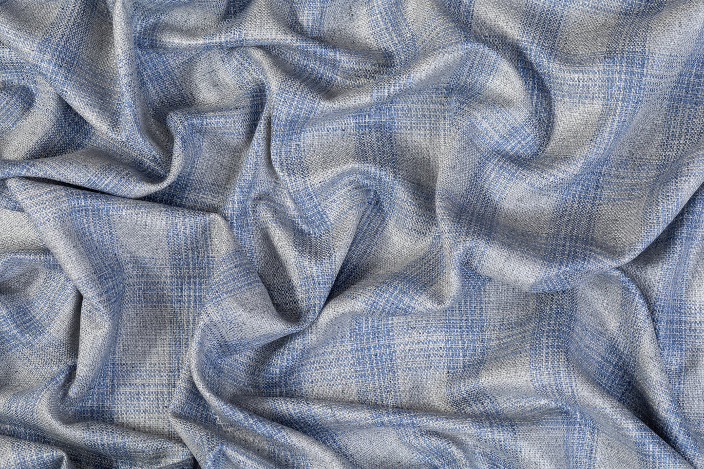 Loro Piana - Italian Silk and Wool Suiting - Blue Gray