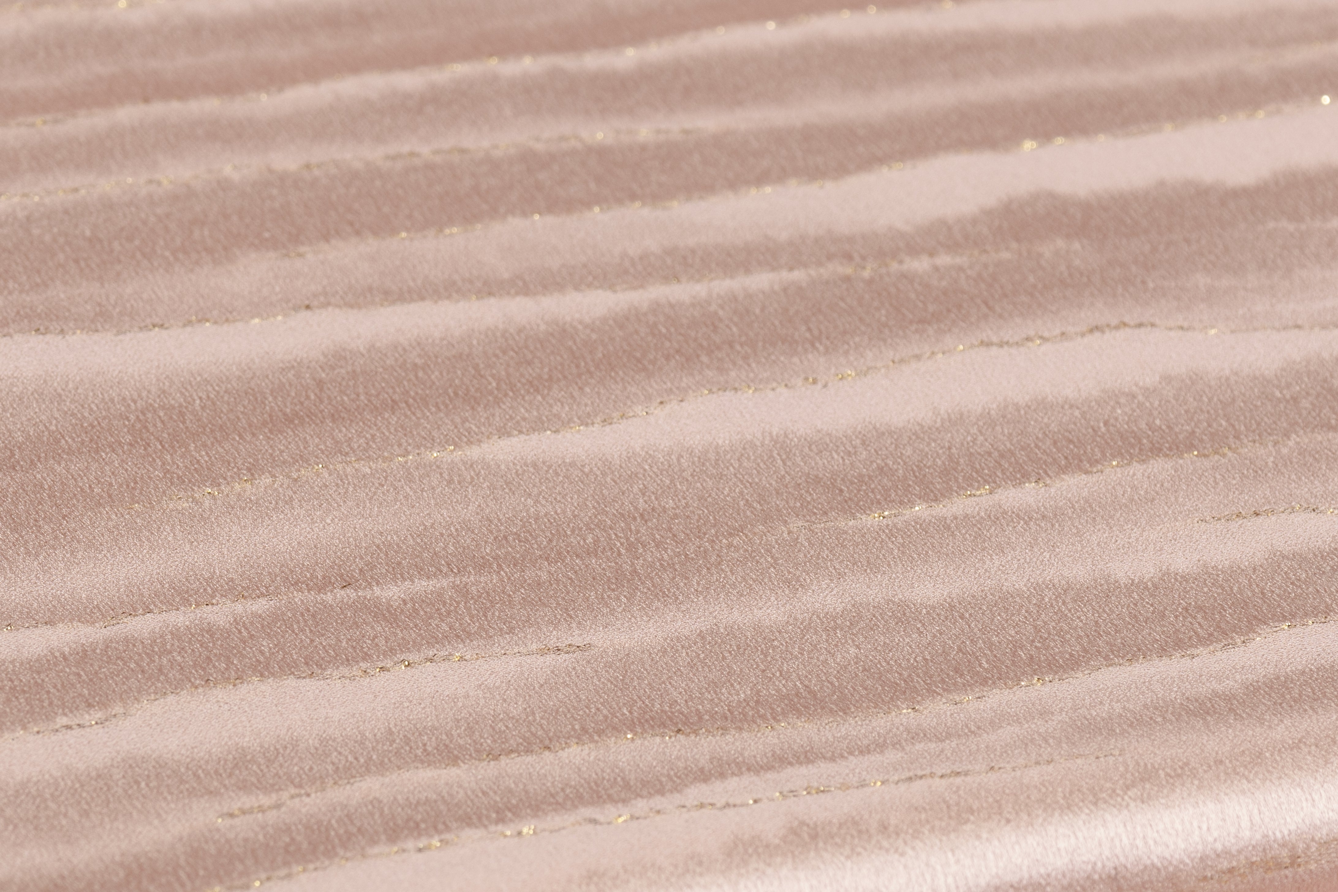 Metallic Italian Silk Jacquard - Rose Gold