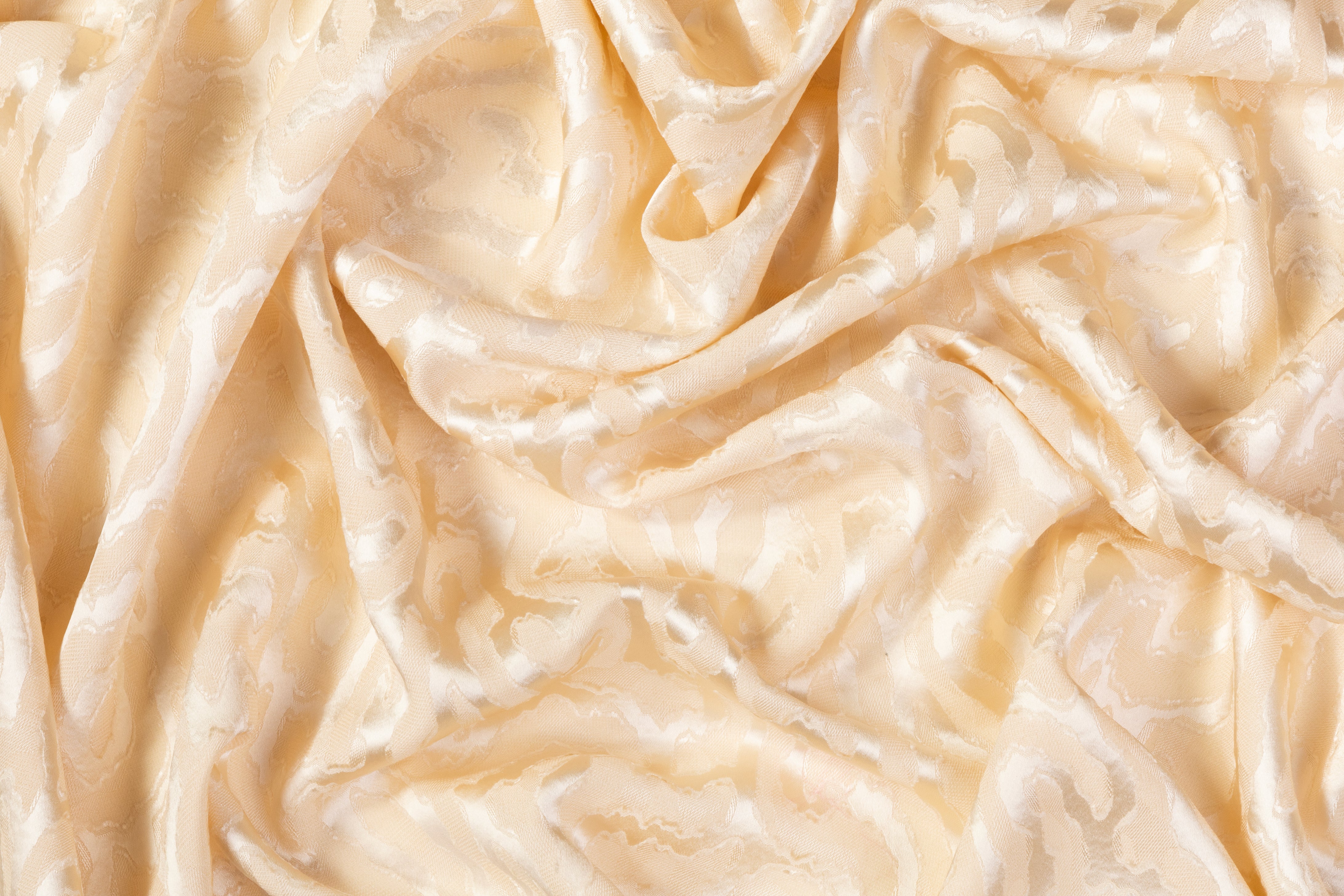 Italian Viscose Acetate Fil Coupé - Beige