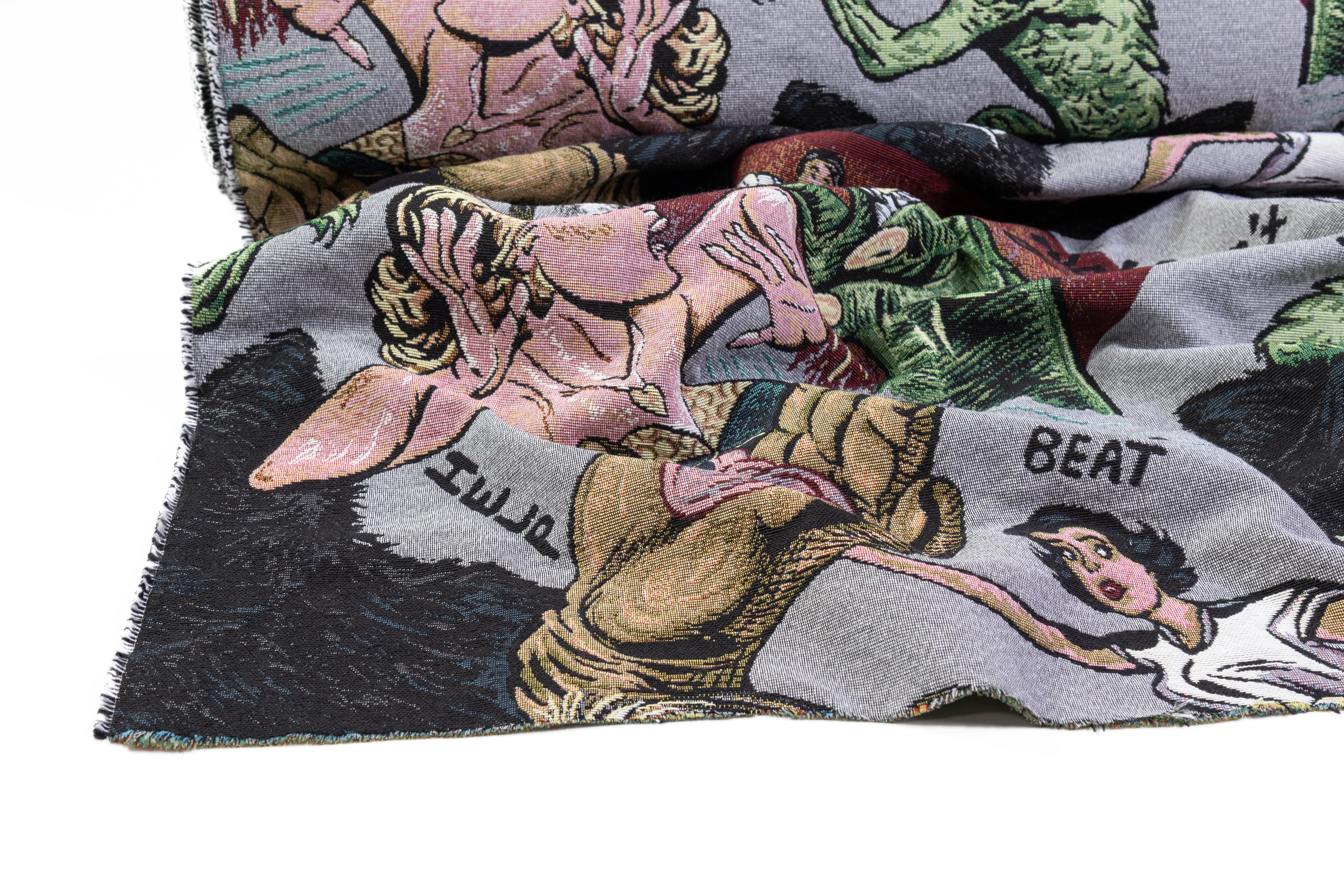 Pulp Horror Italian Tapestry Style Brocade