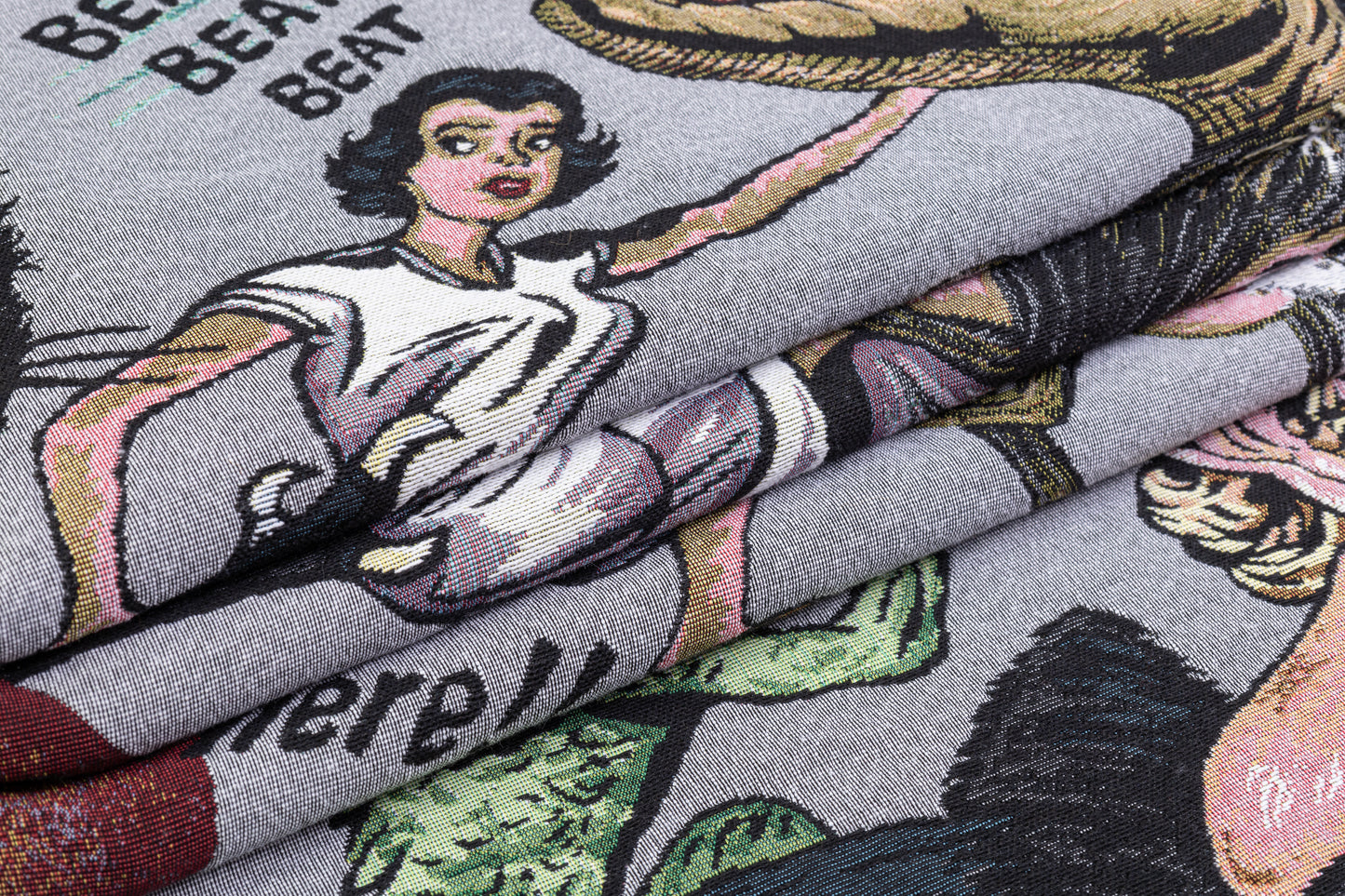 Pulp Horror Italian Tapestry Style Brocade