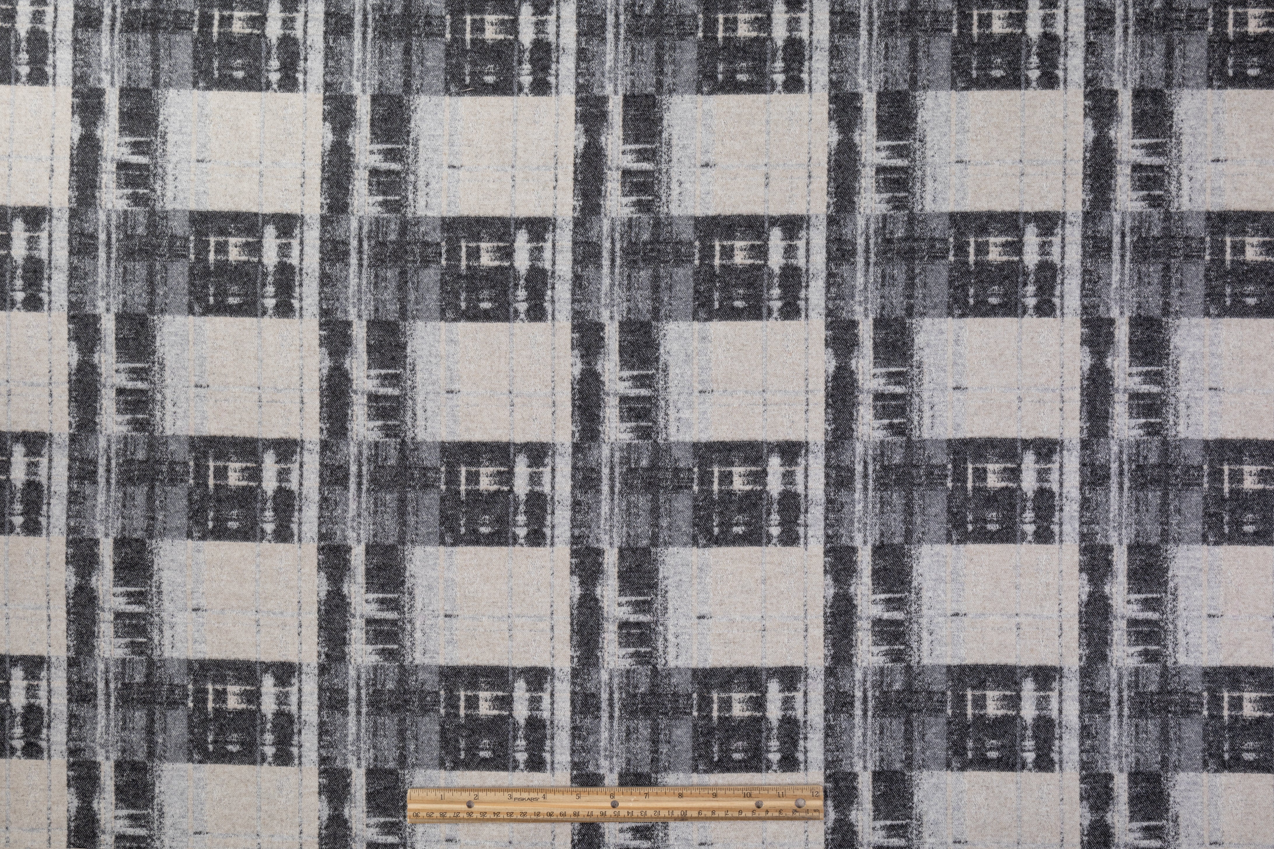 Armani - Italian Wool Jacquard Coating - Gray