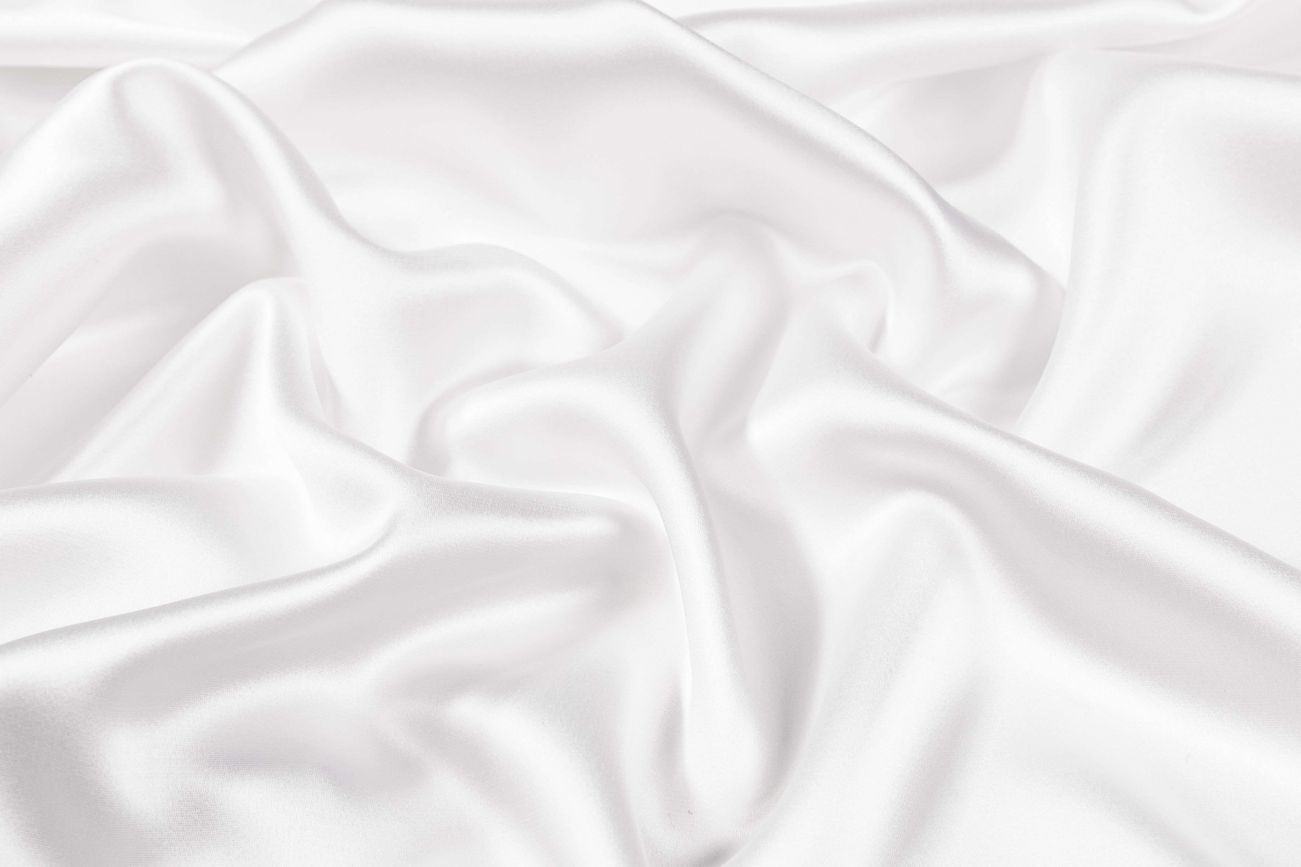 Luxe Italian Satin - White