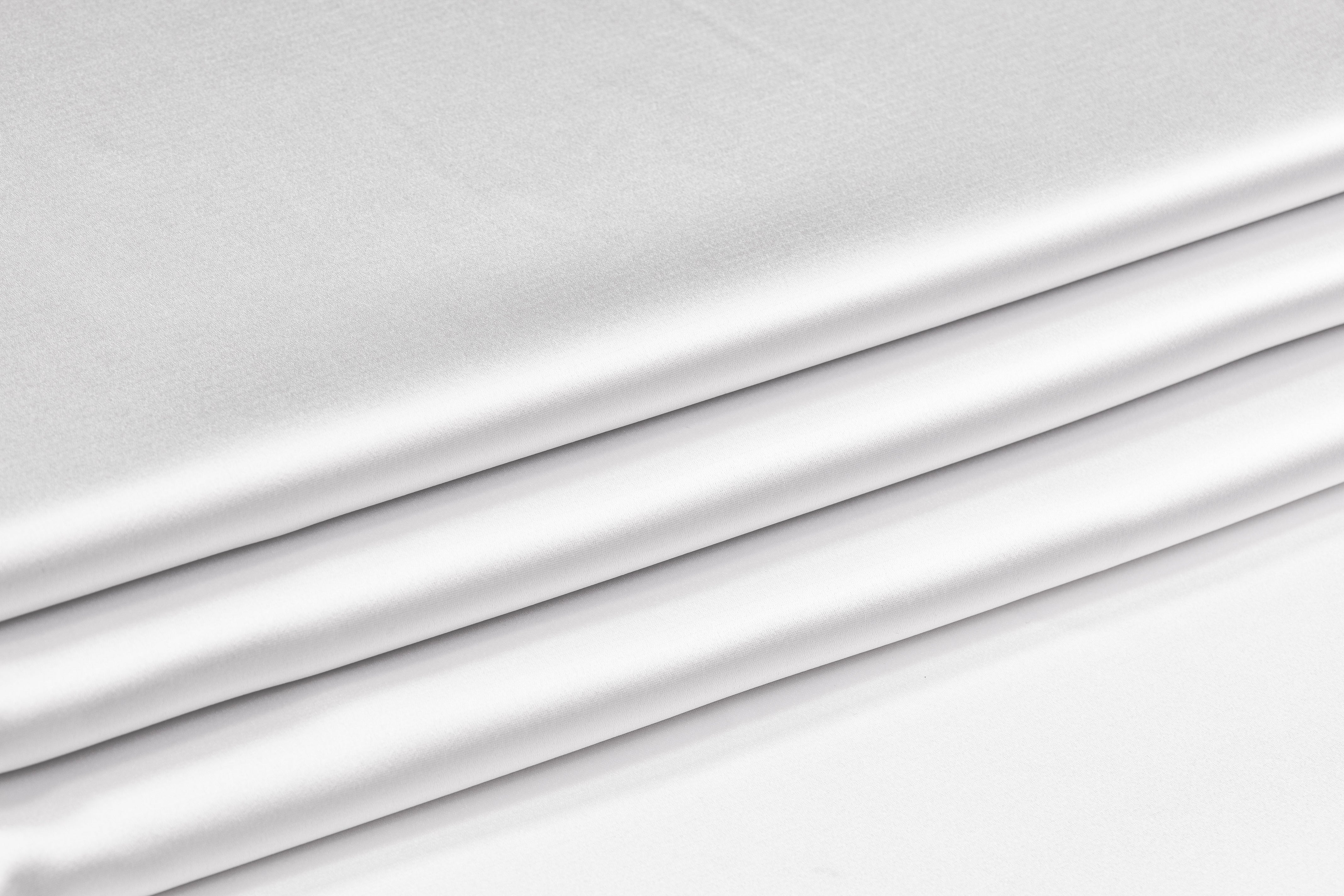 Luxe Italian Satin - White