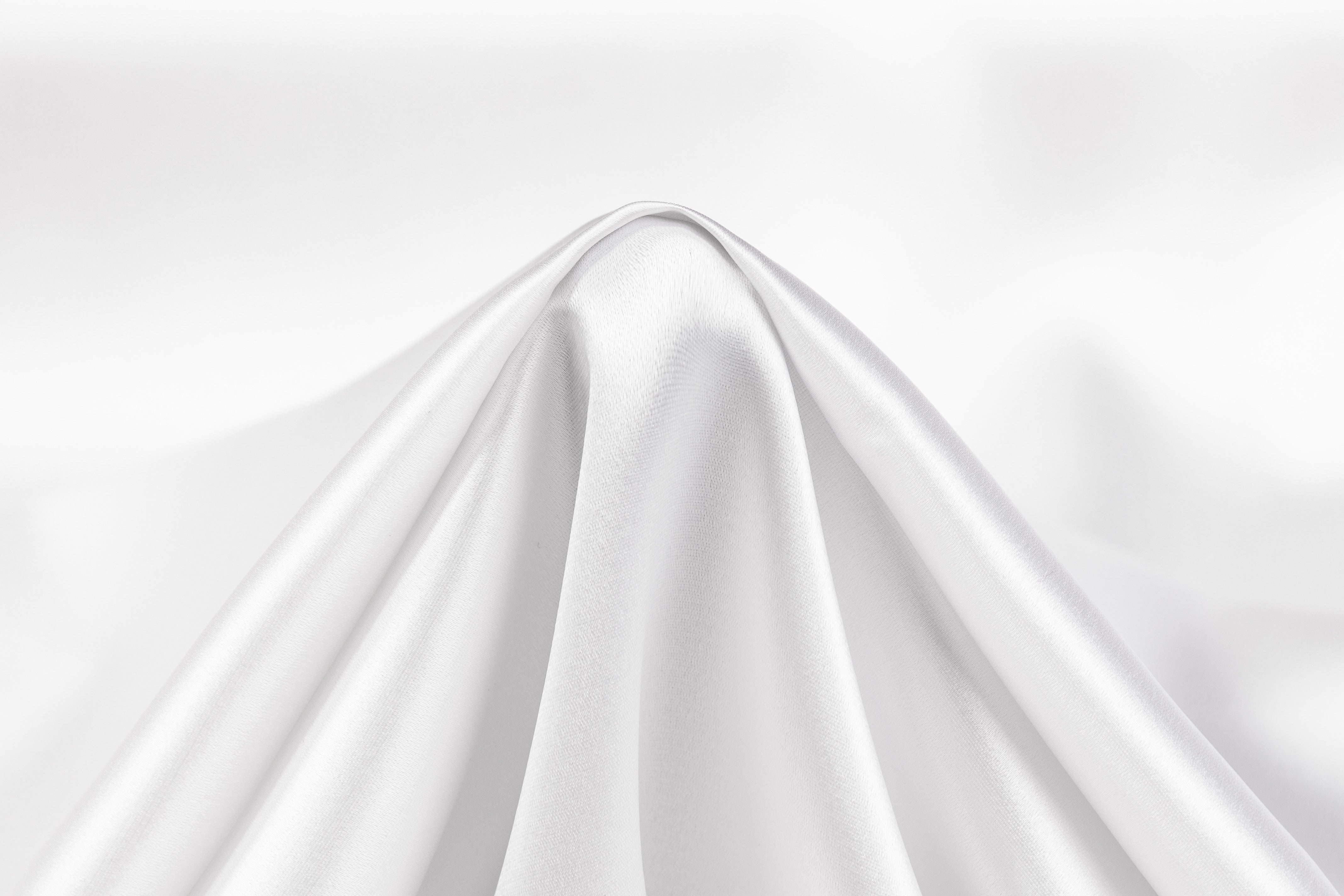 Luxe Italian Satin - White