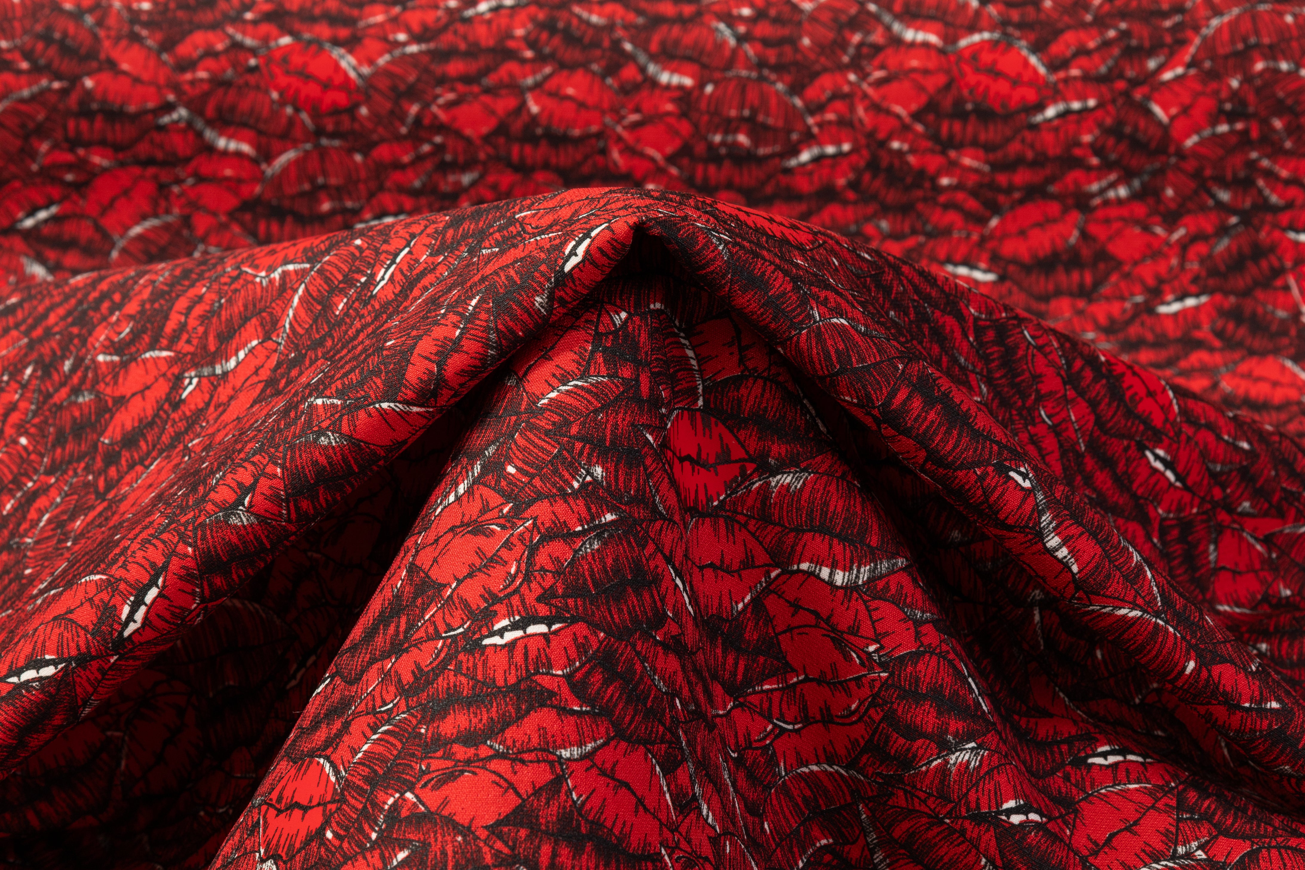 Valentino - Italian Silk and Wool Twill - Red