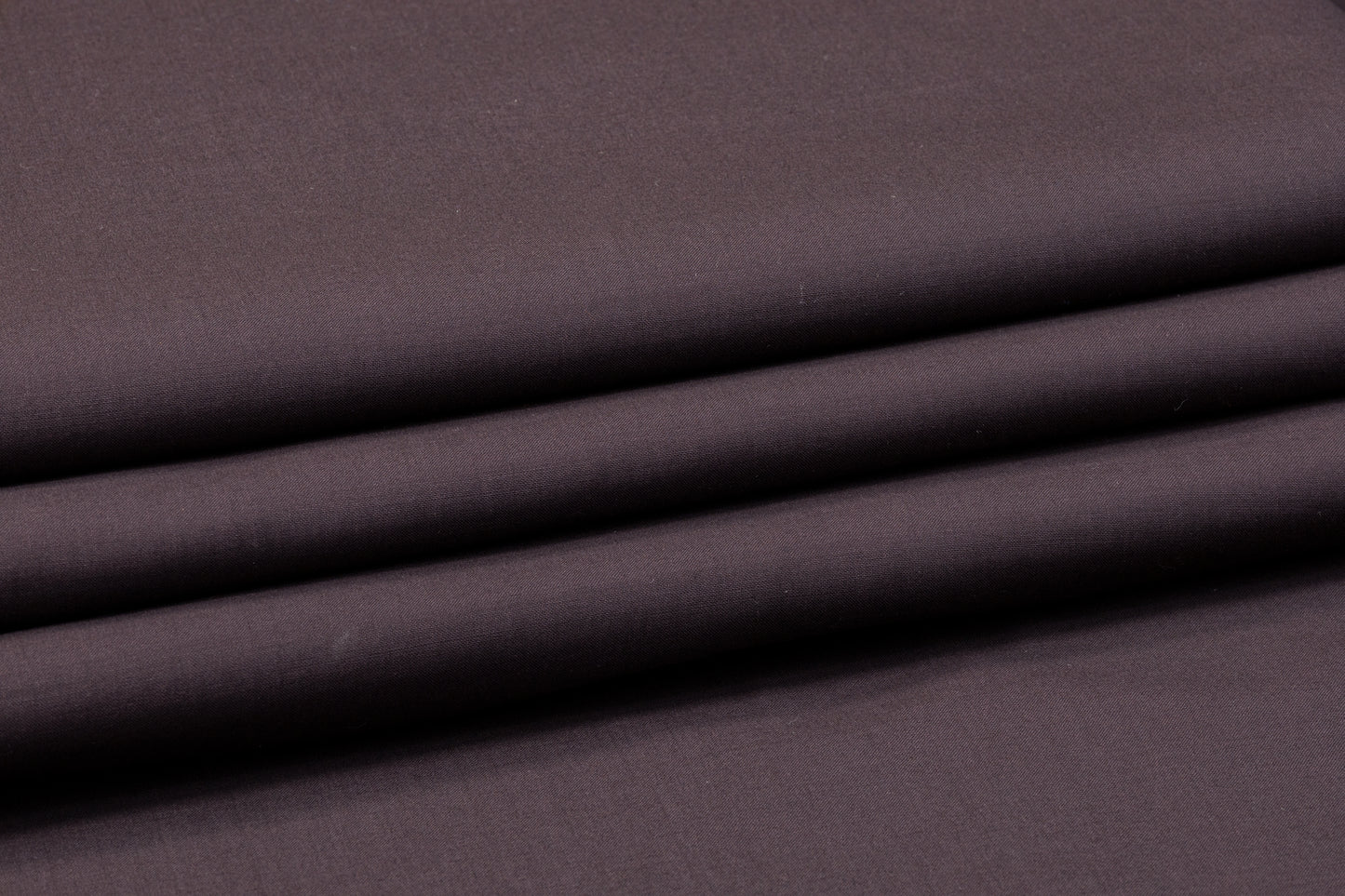 Piacenza - Double Faced Italian Wool - Pink and Eggplant