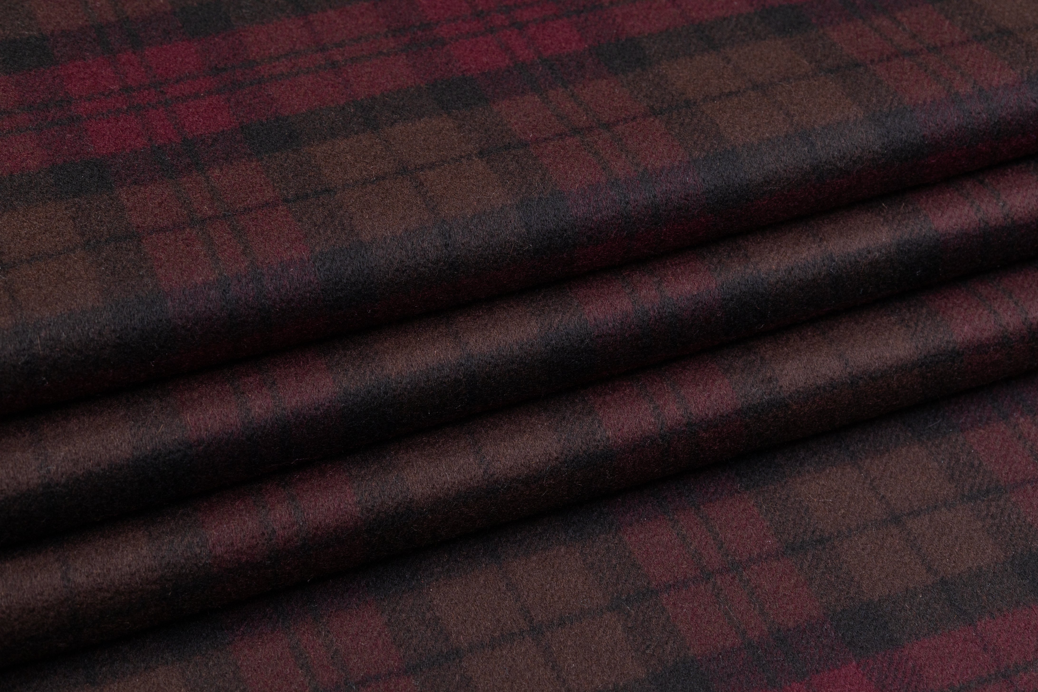 Loro Piana - Double Faced Italian Pure Cashmere Coating - Burgundy / Brown