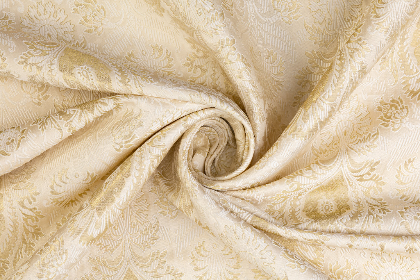 Damask Brocade - Champagne Gold