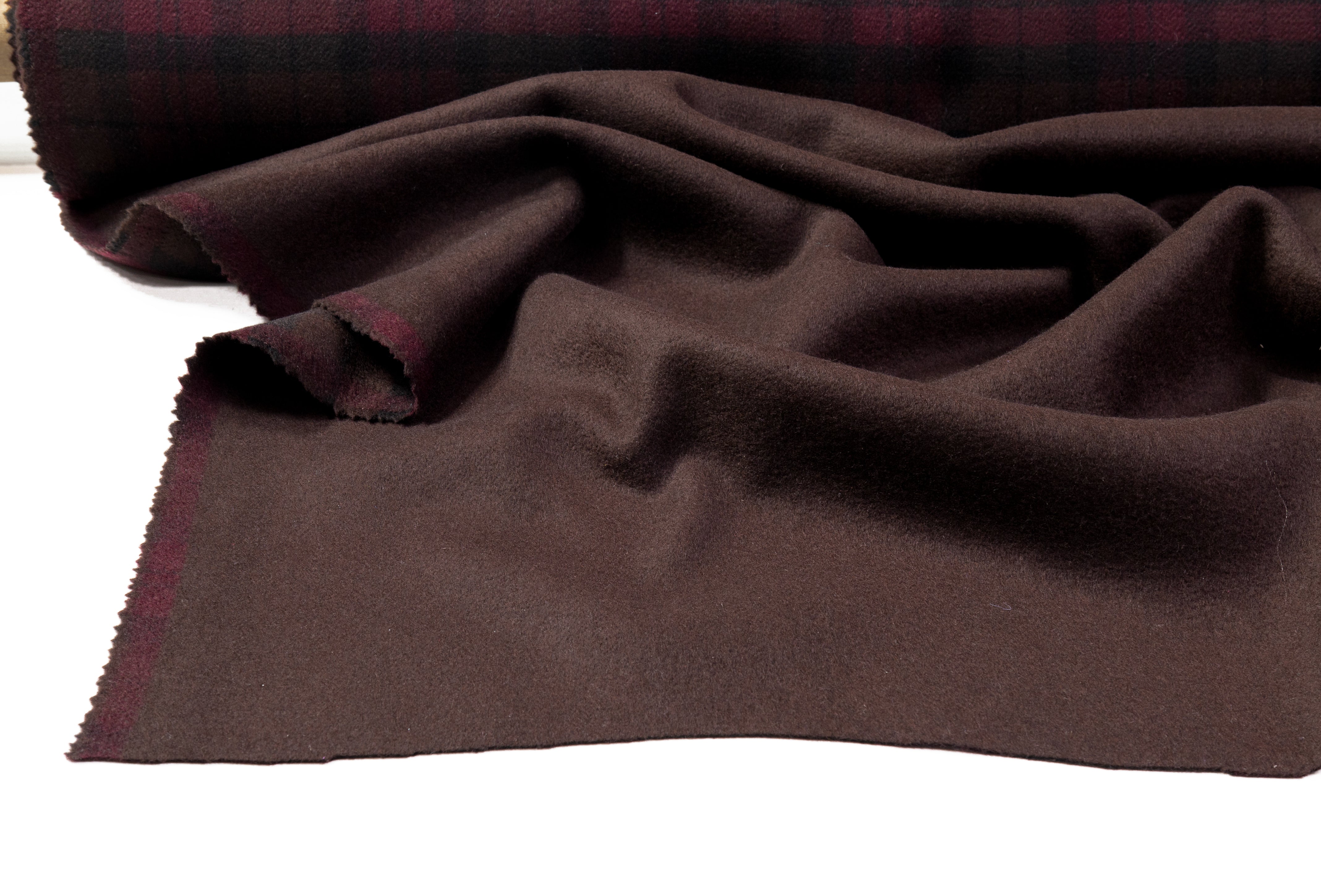 Loro Piana - Double Faced Italian Pure Cashmere Coating - Burgundy / Brown