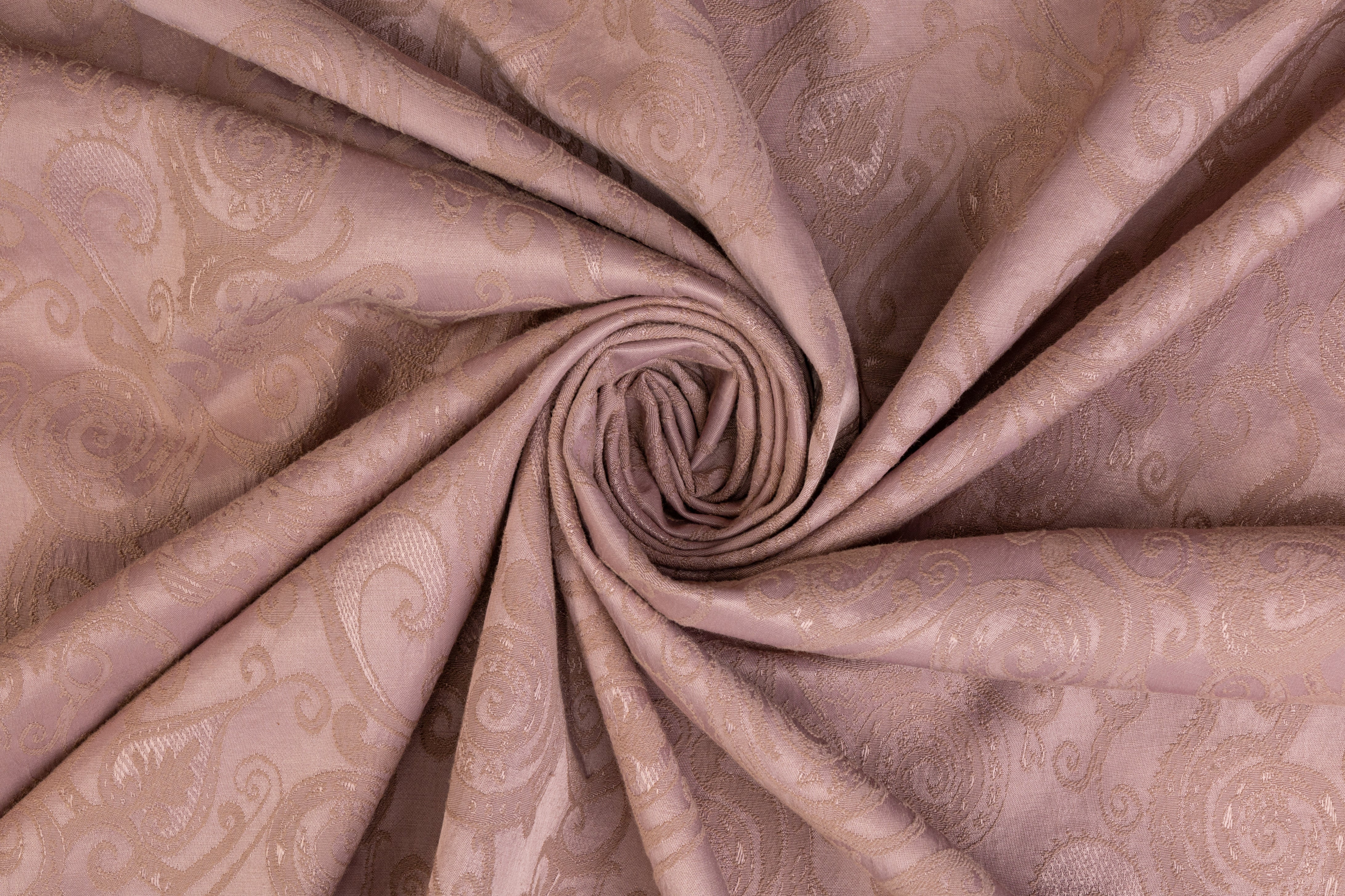 Rayon Brocade - Dusty Rose