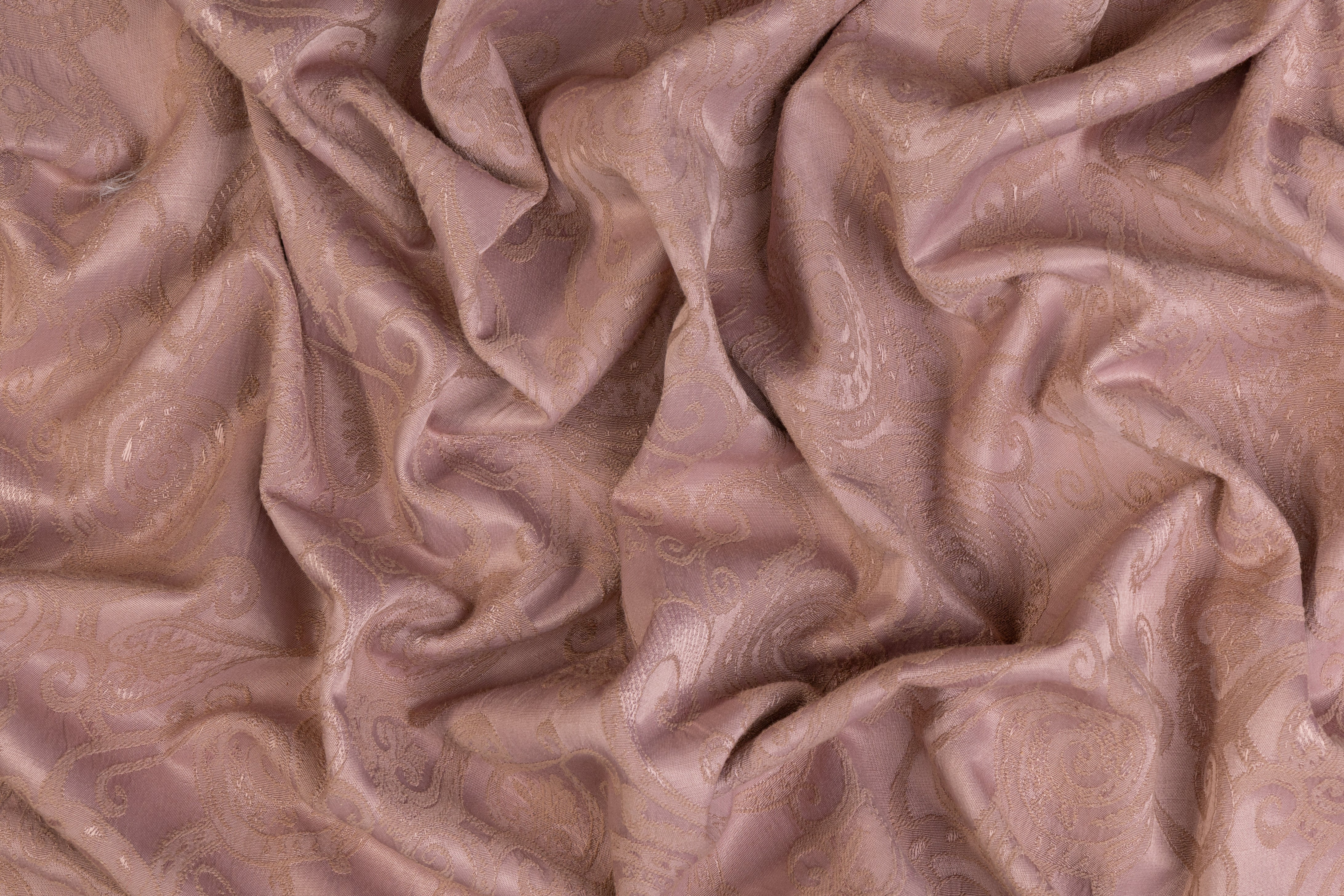 Rayon Brocade - Dusty Rose