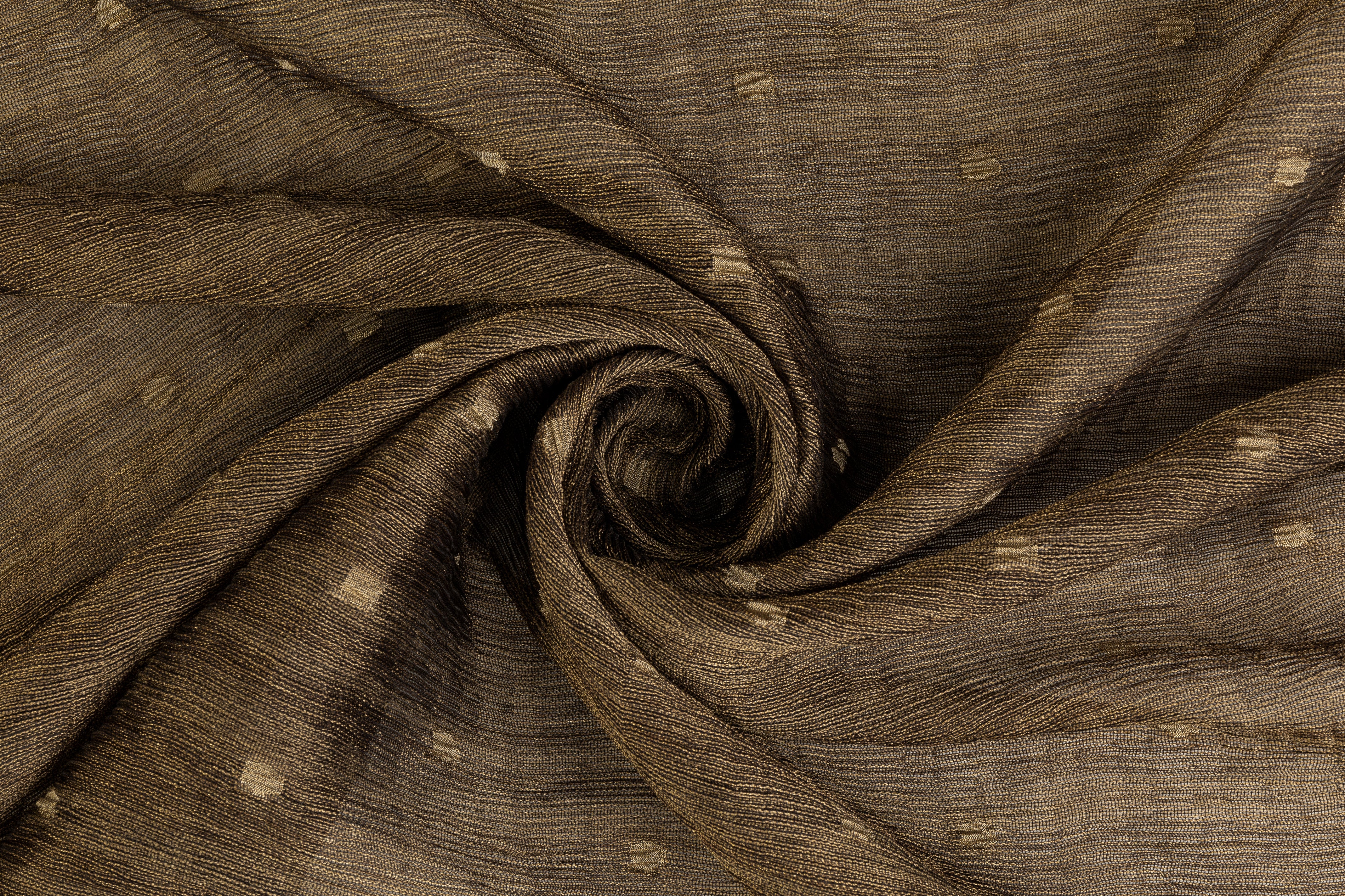 Crushed Organza - Antique Bronze