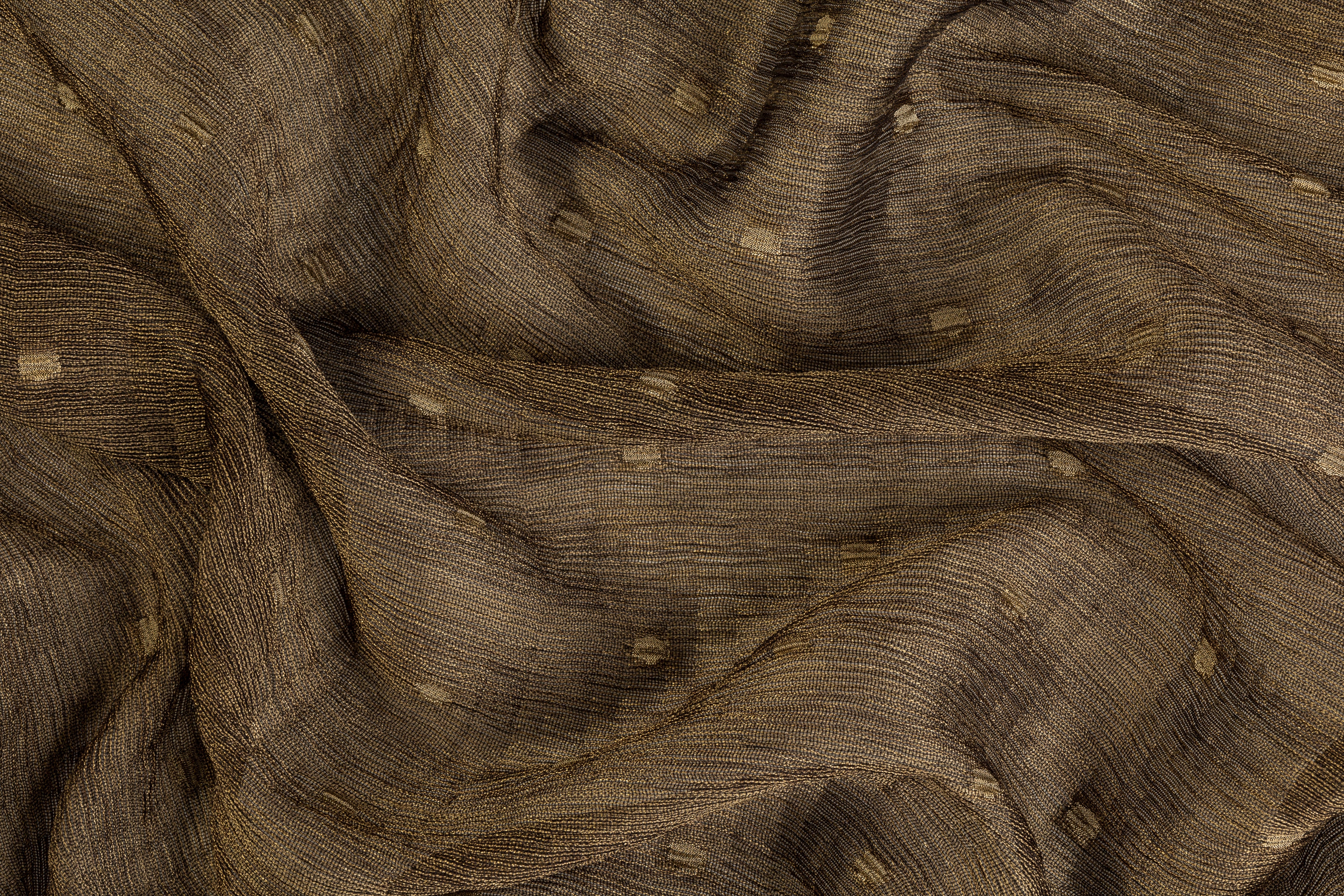 Crushed Organza - Antique Bronze