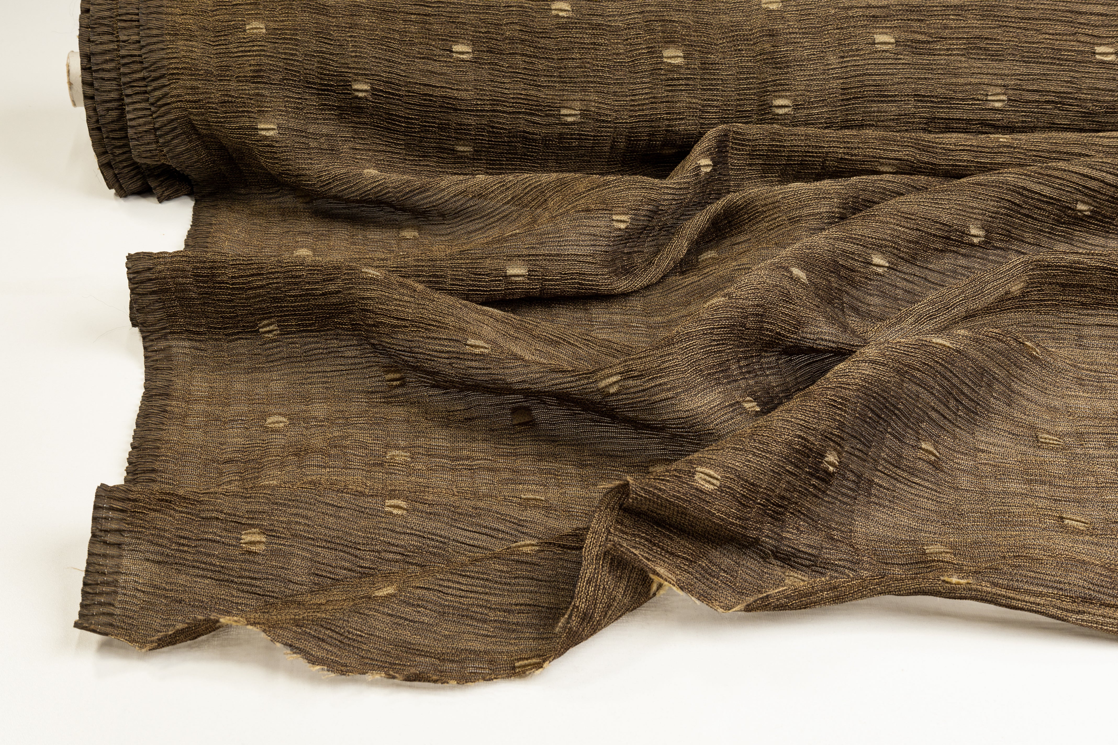 Crushed Organza - Antique Bronze