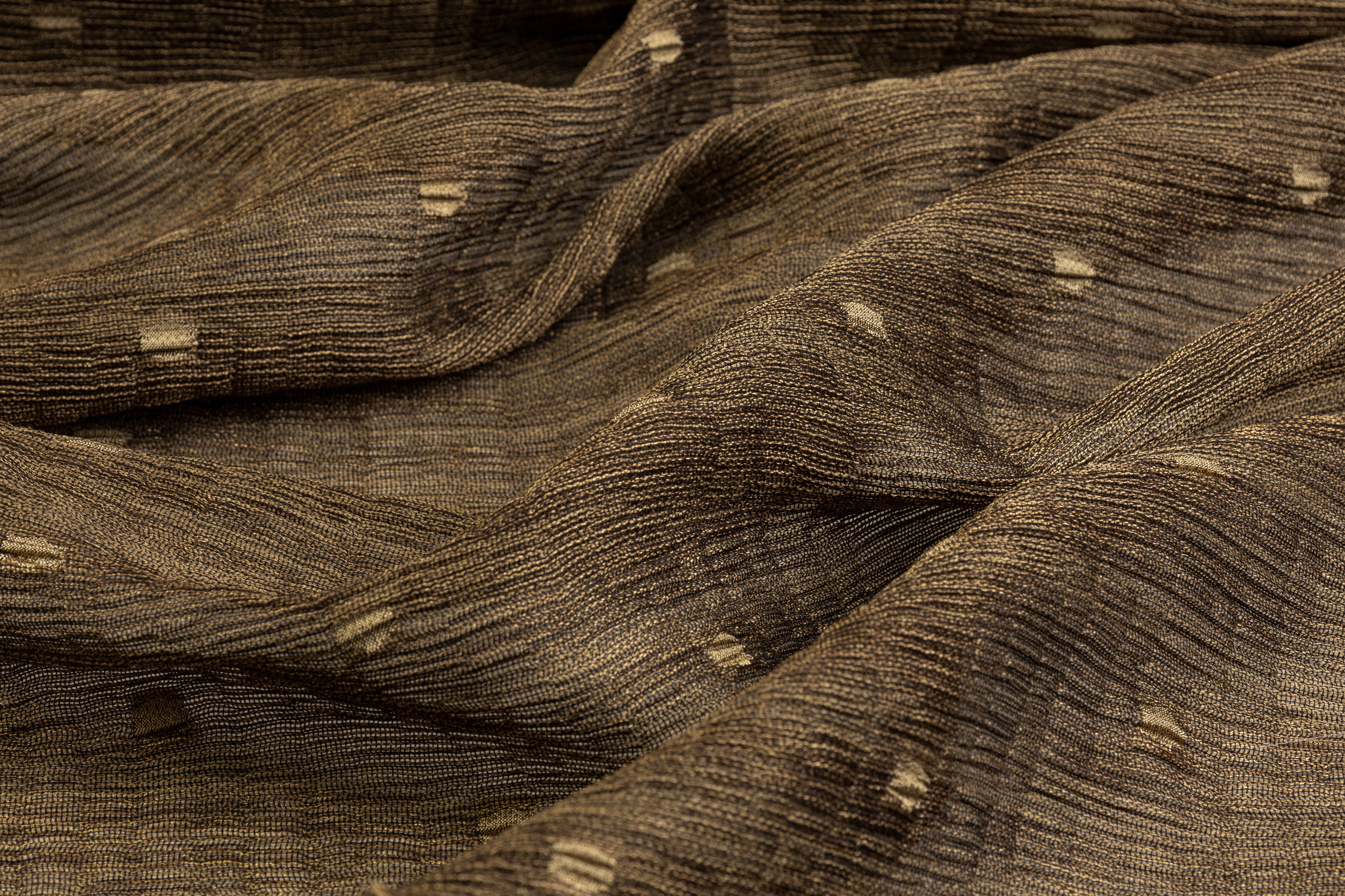 Crushed Organza - Antique Bronze