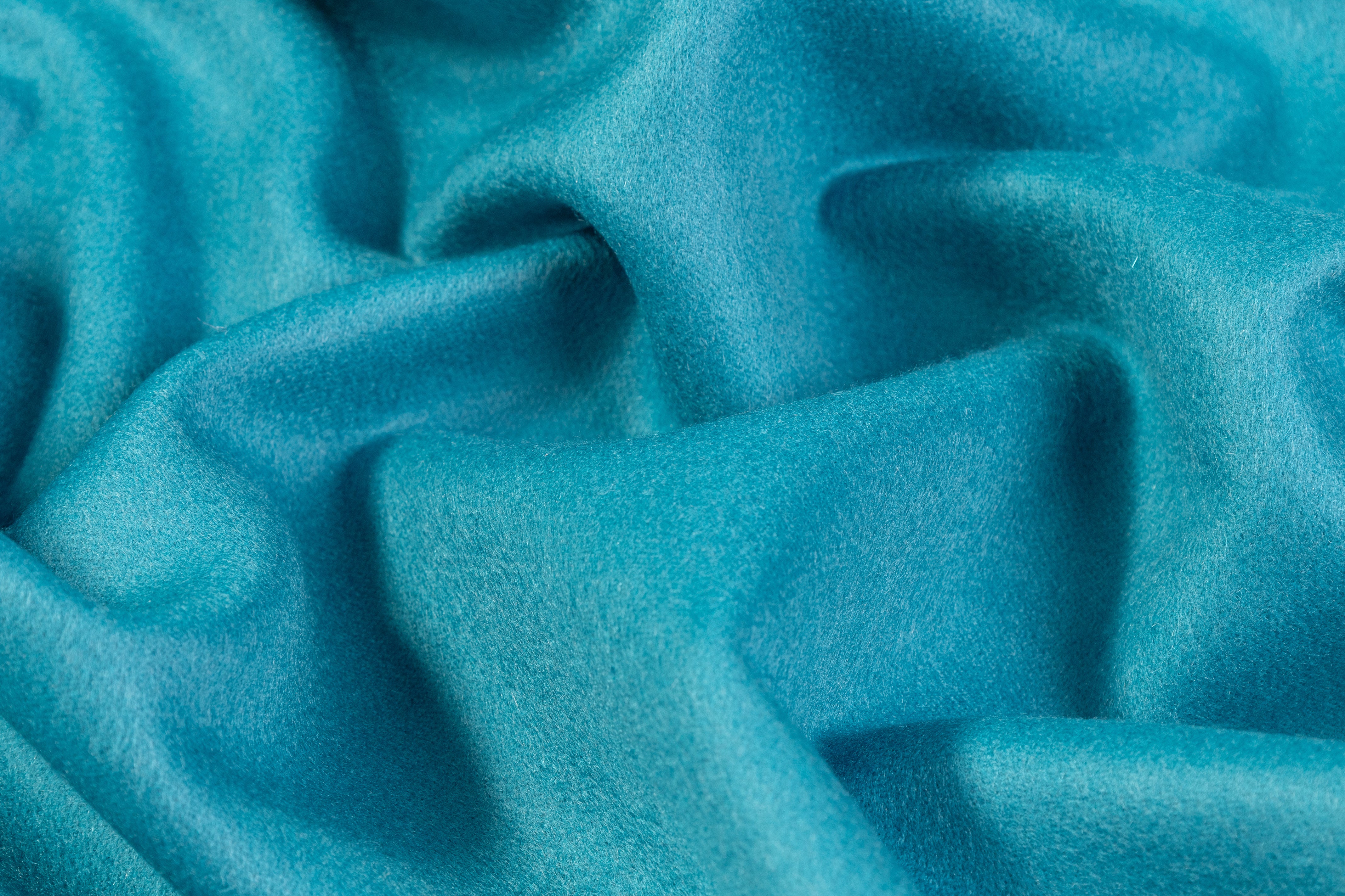 Loro Piana - Double Faced Italian Cashmere Coating - Lagoon Blue / Icy Blue