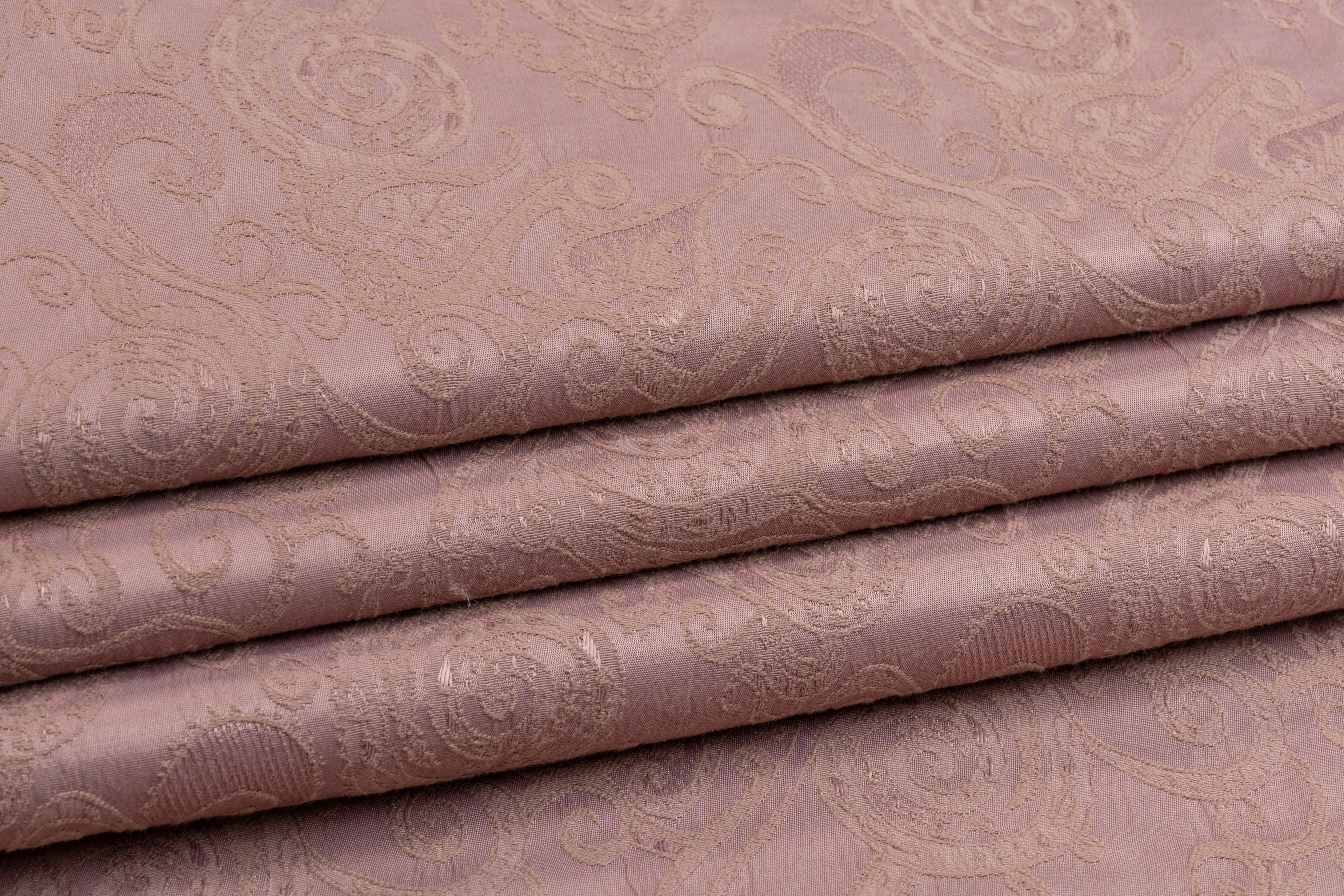 Rayon Brocade - Dusty Rose