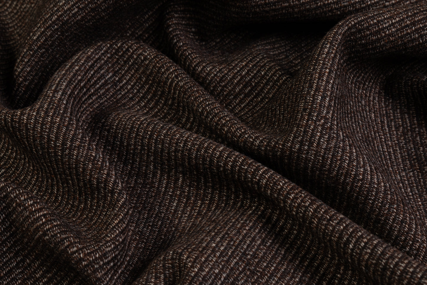 Italian Wool Twill Coating - Brown