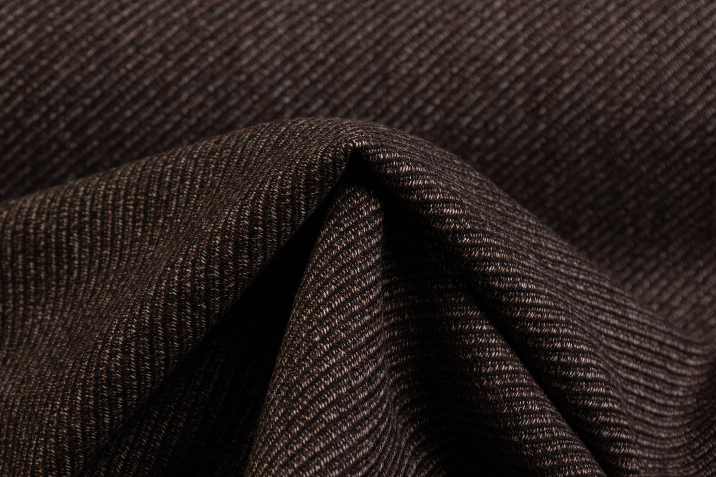 Italian Wool Twill Coating - Brown