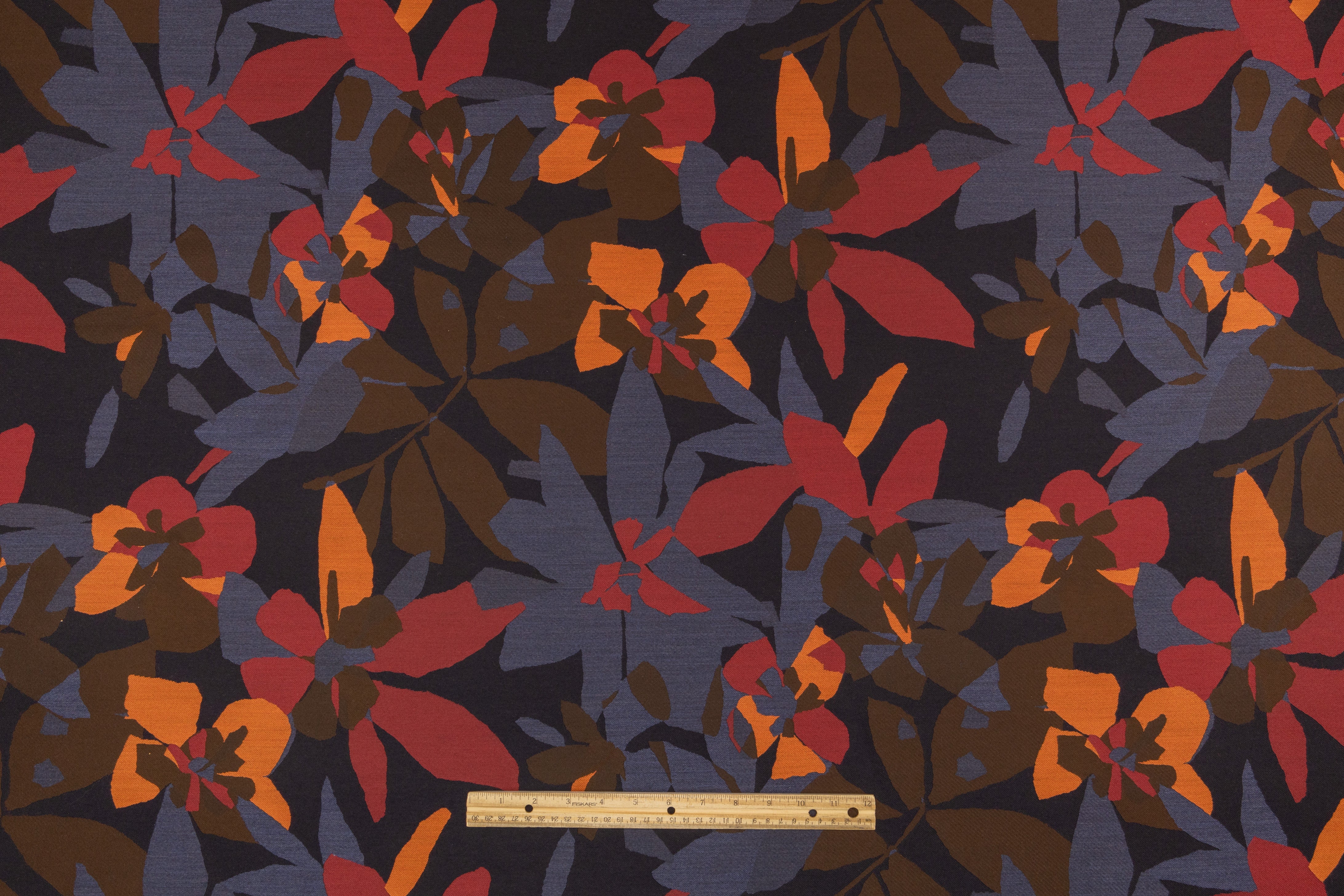 Loro Piana - Floral Silk and Wool Brocade - Blue / Brown / Red / Orange