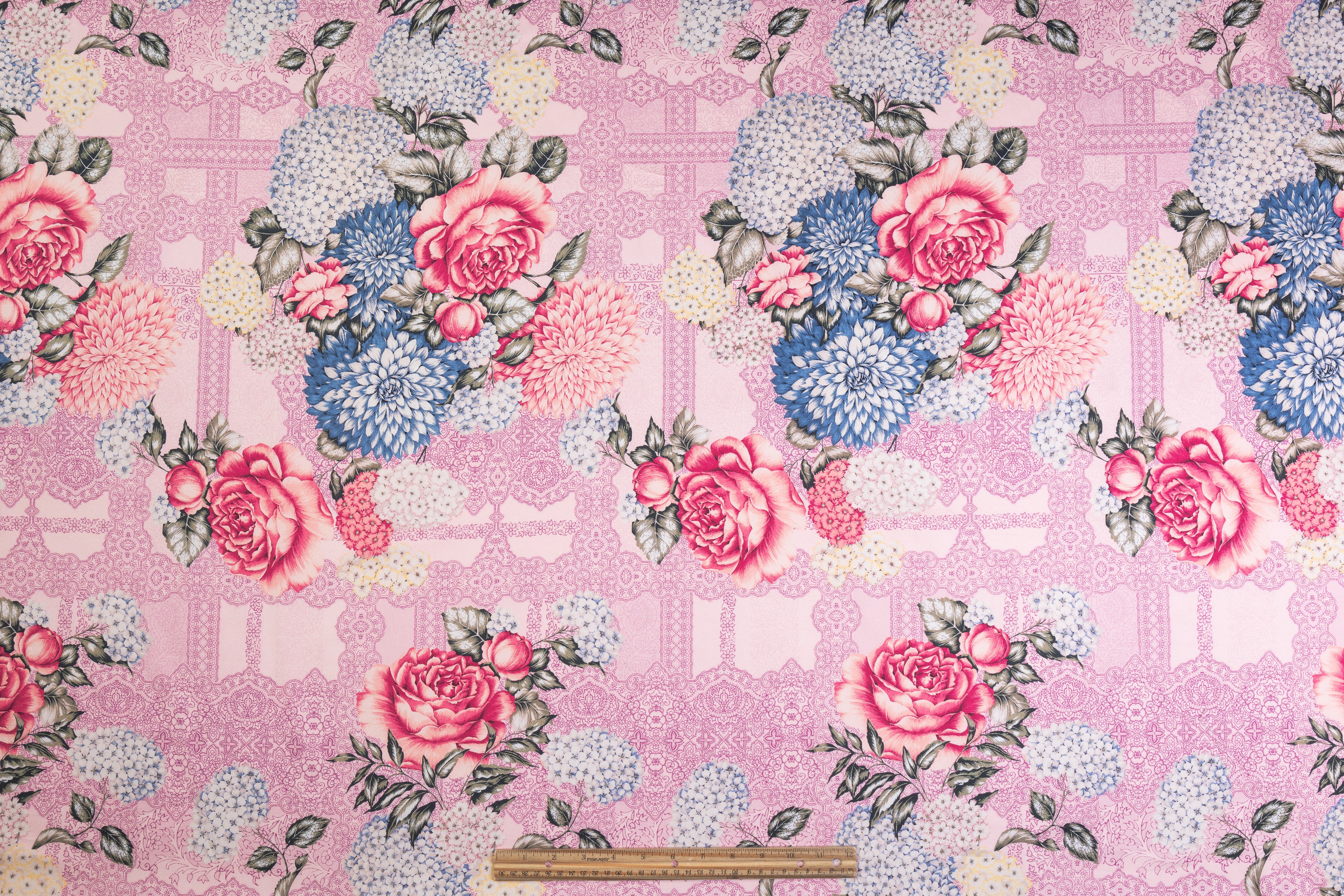 Ratti - Floral Italian Cotton Sateen - Pink