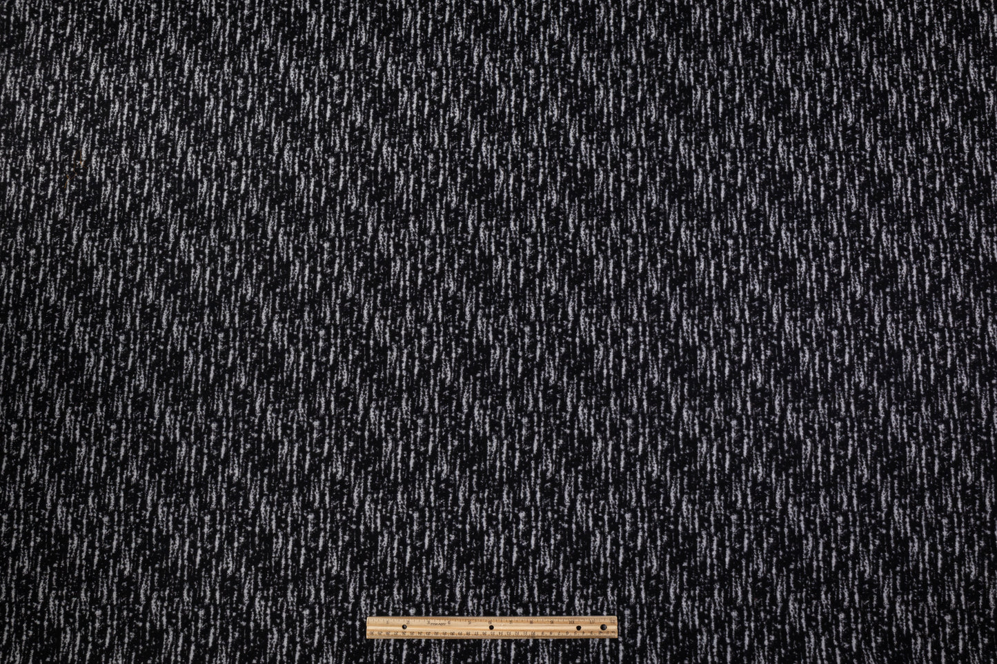 Double Faced Italian Wool Nylon Coating - Black / White
