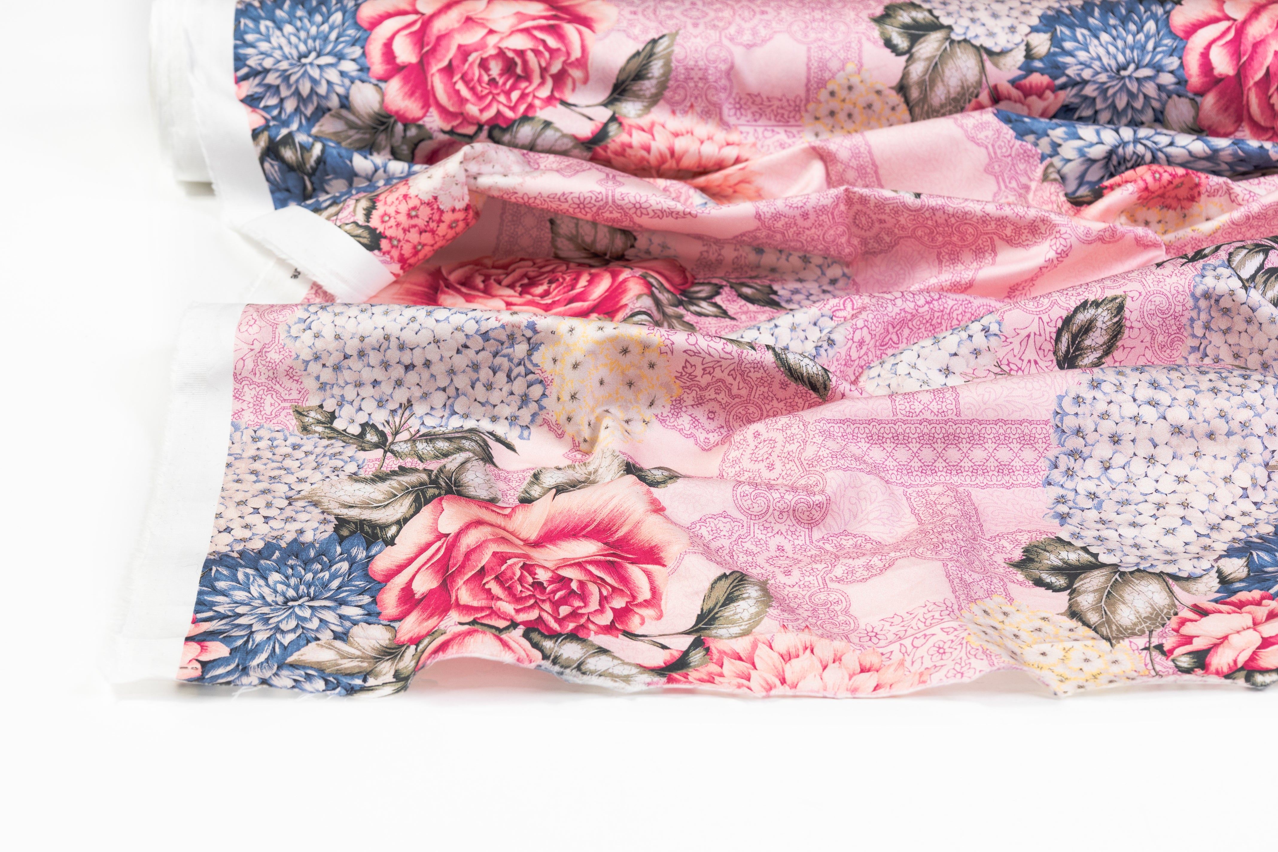 Ratti - Floral Italian Cotton Sateen - Pink