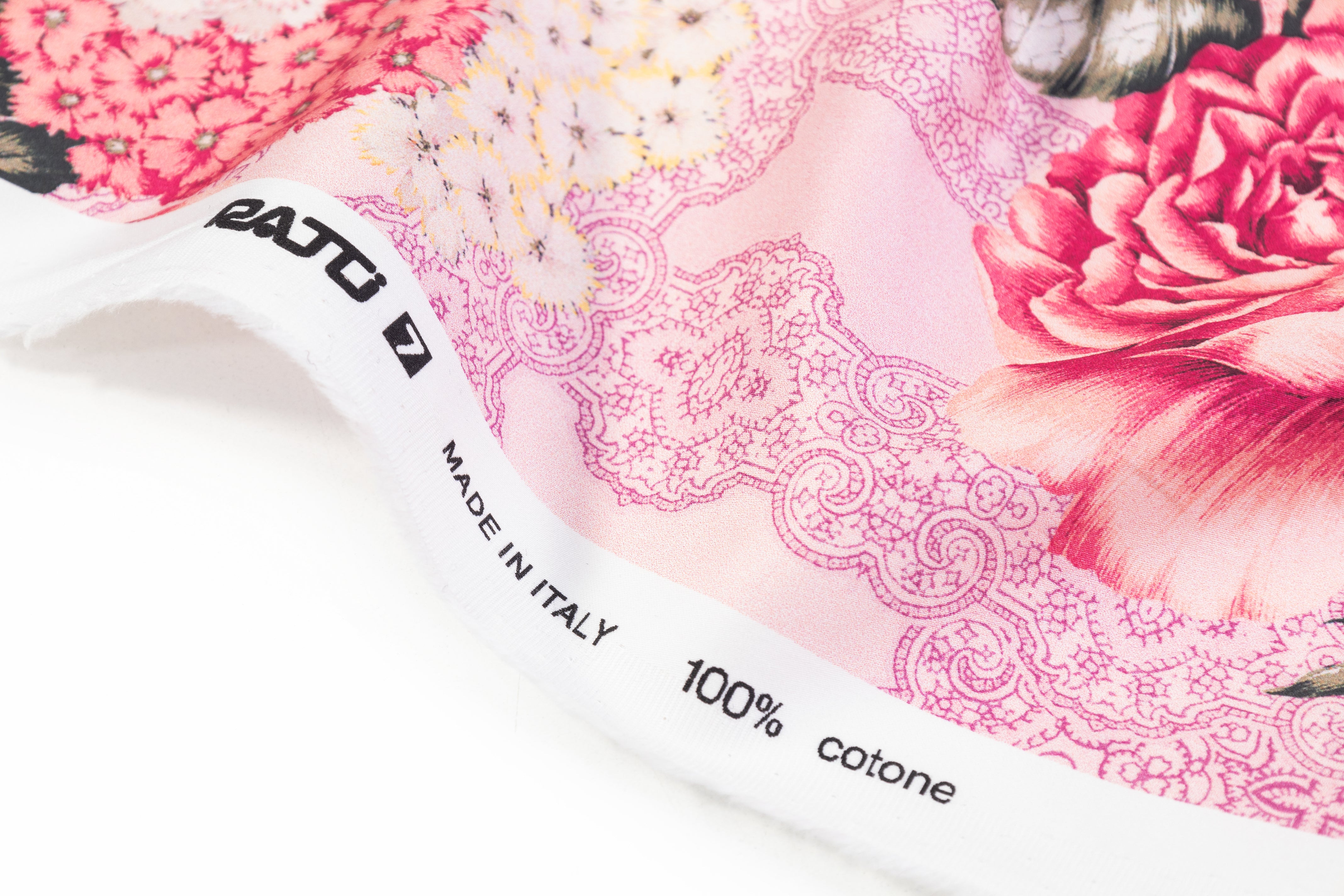 Ratti - Floral Italian Cotton Sateen - Pink