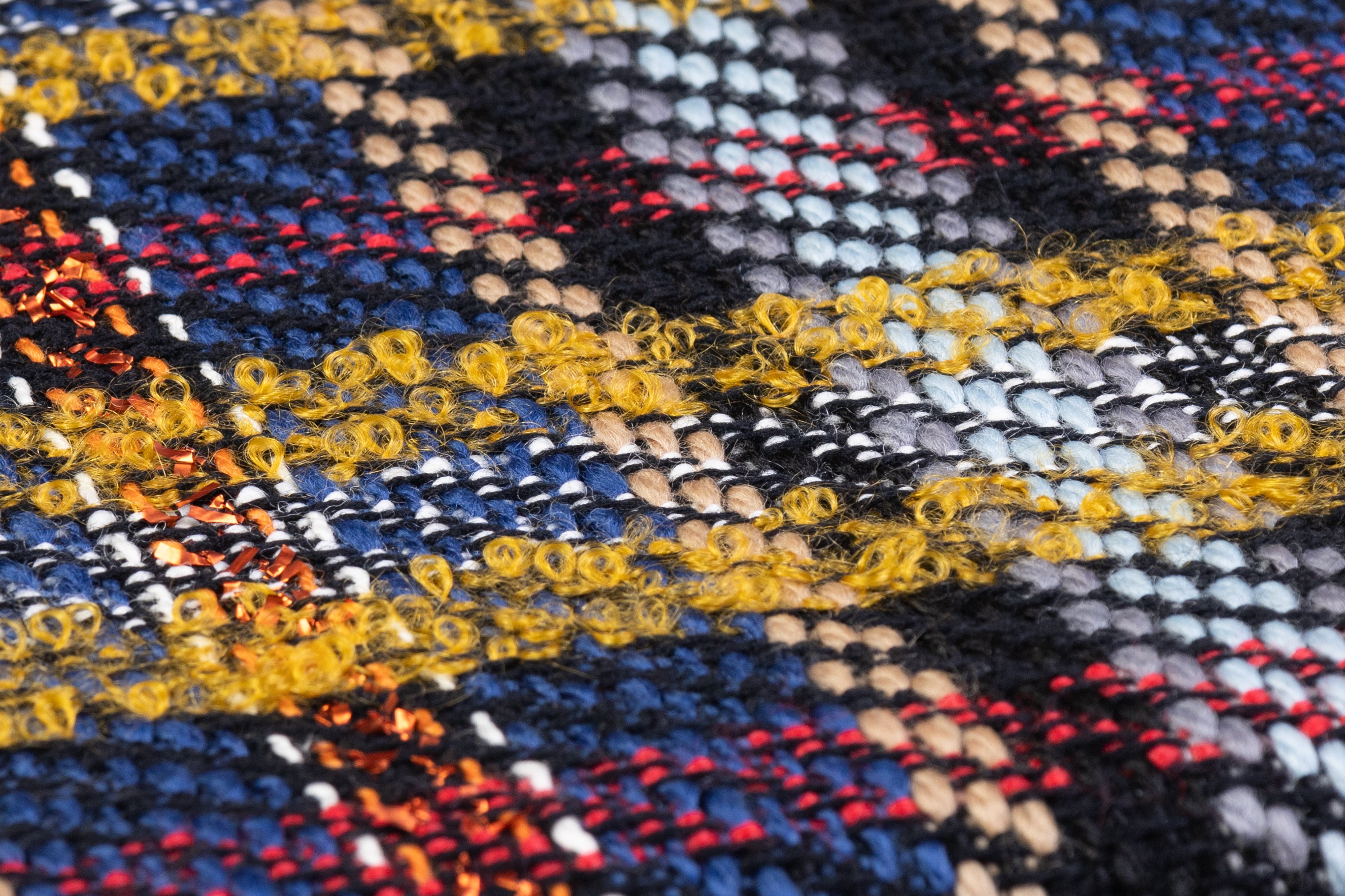 Emanuel Ungaro - Italian Wool Mohair Blend Tweed Boucle - Multicolor