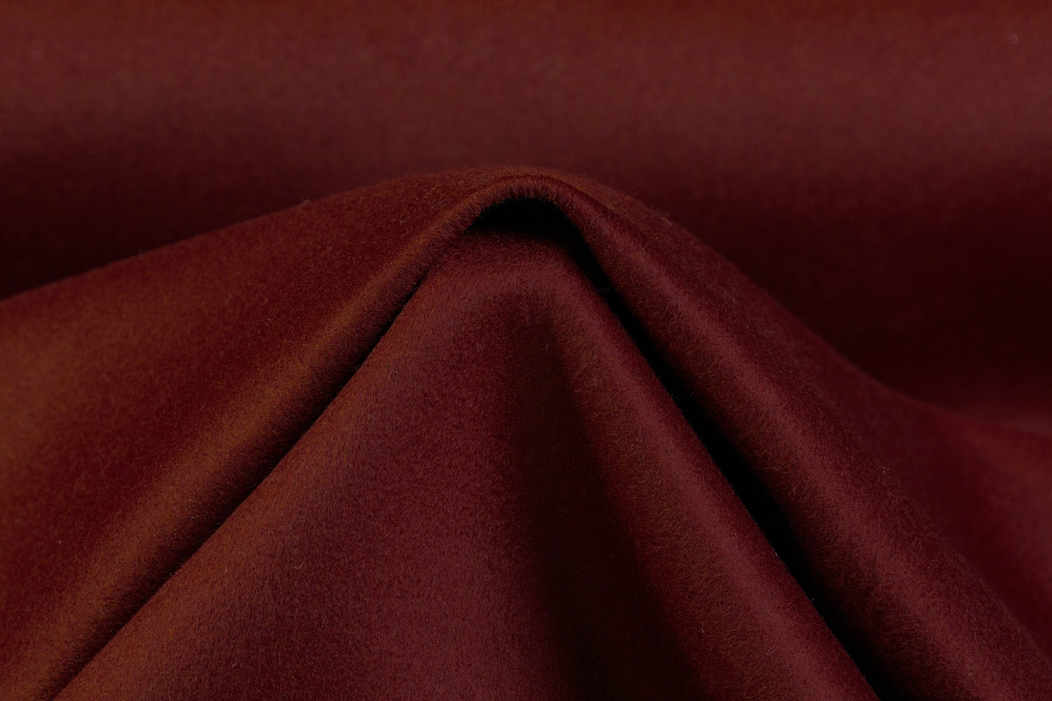 Loro Piana - Double Faced Italian Cashmere Coating - Maroon / Red