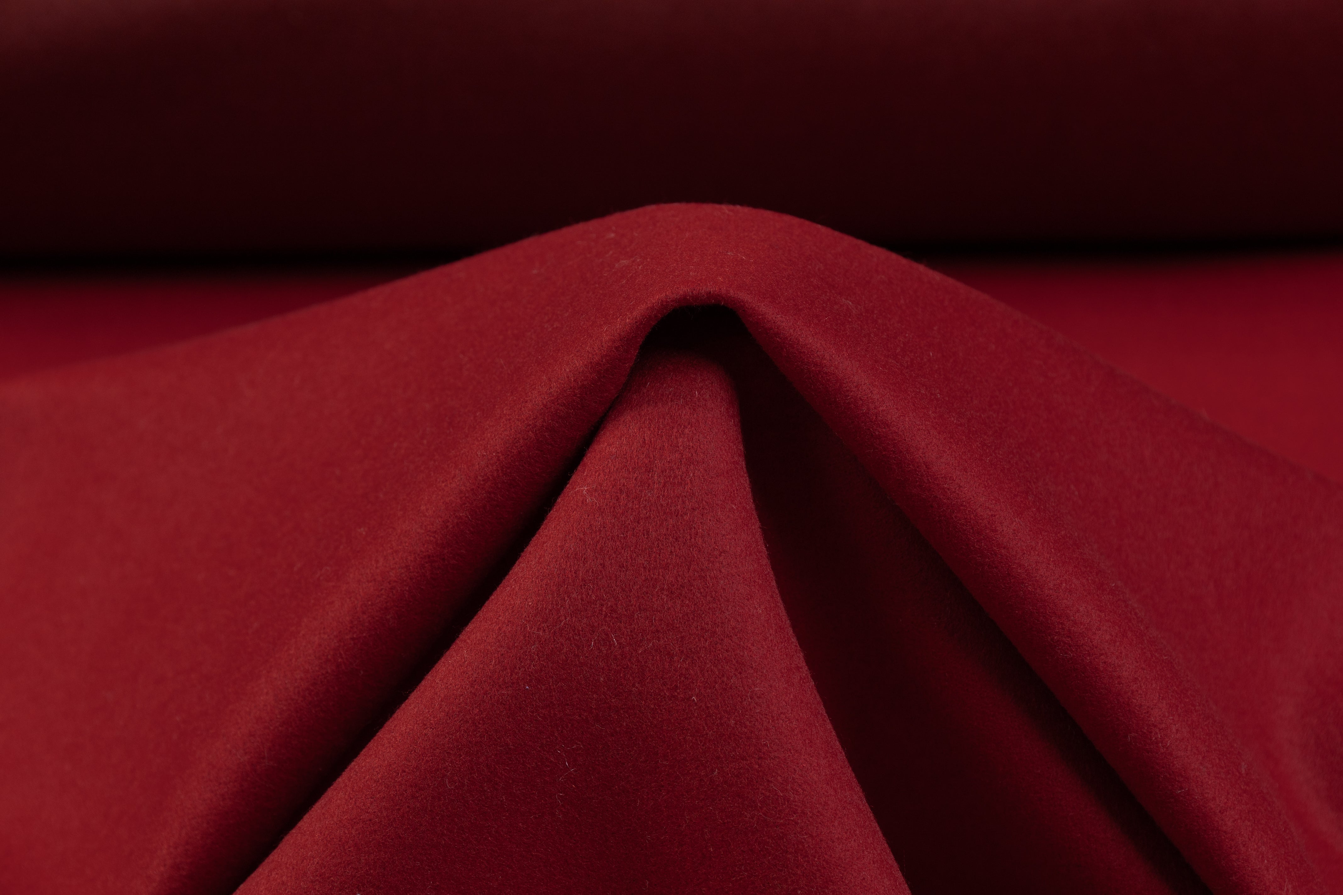 Loro Piana - Double Faced Italian Cashmere Coating - Maroon / Red