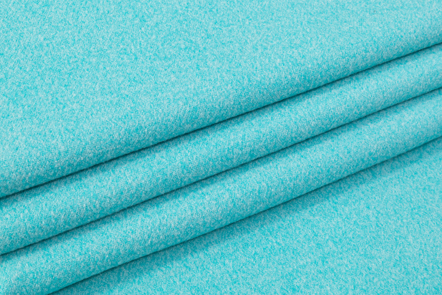 Double Faced Italian Wool Coating - Blue