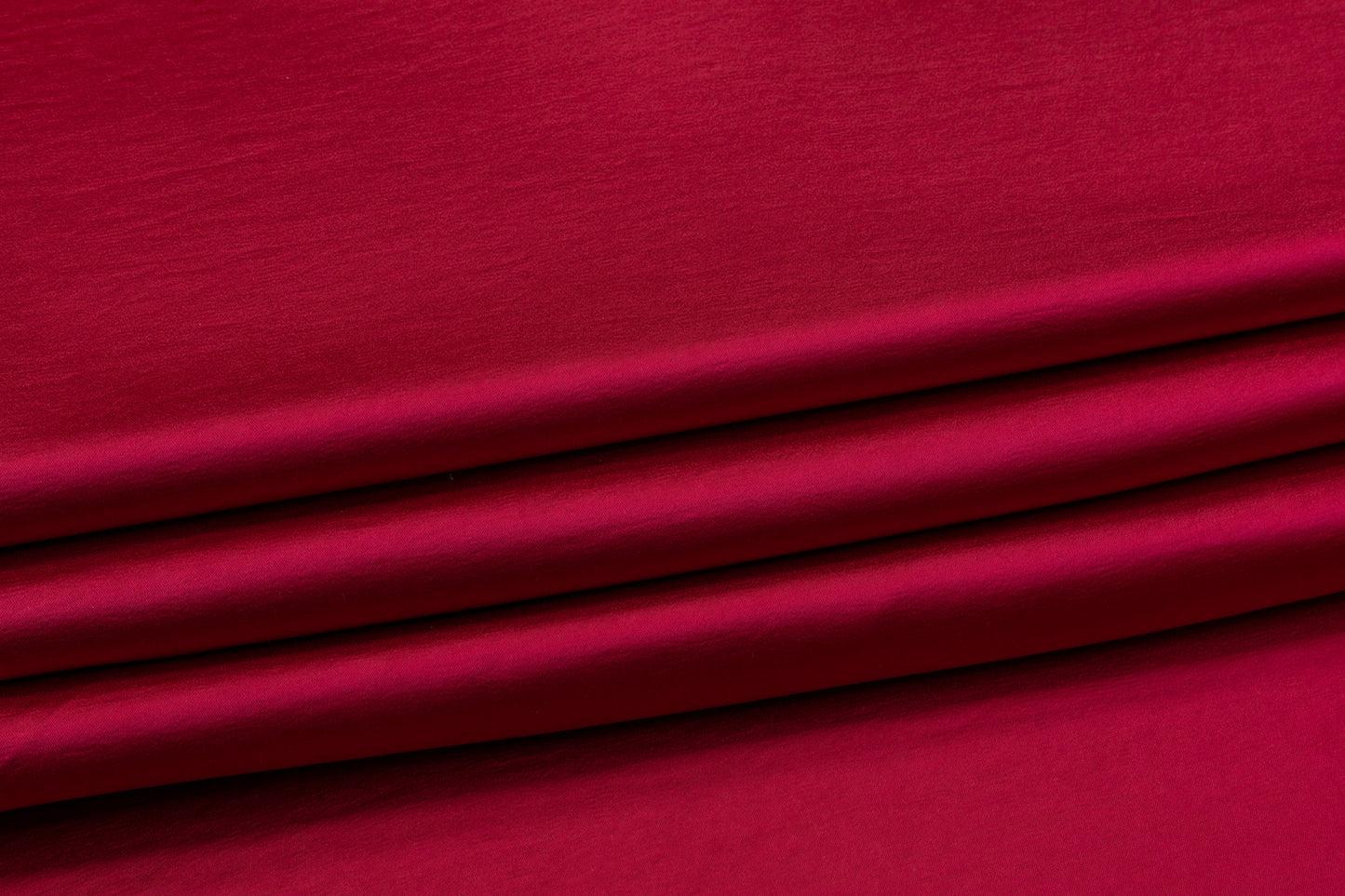 Heavy Viscose Acetate Italian Charmeuse - Lipstick Red