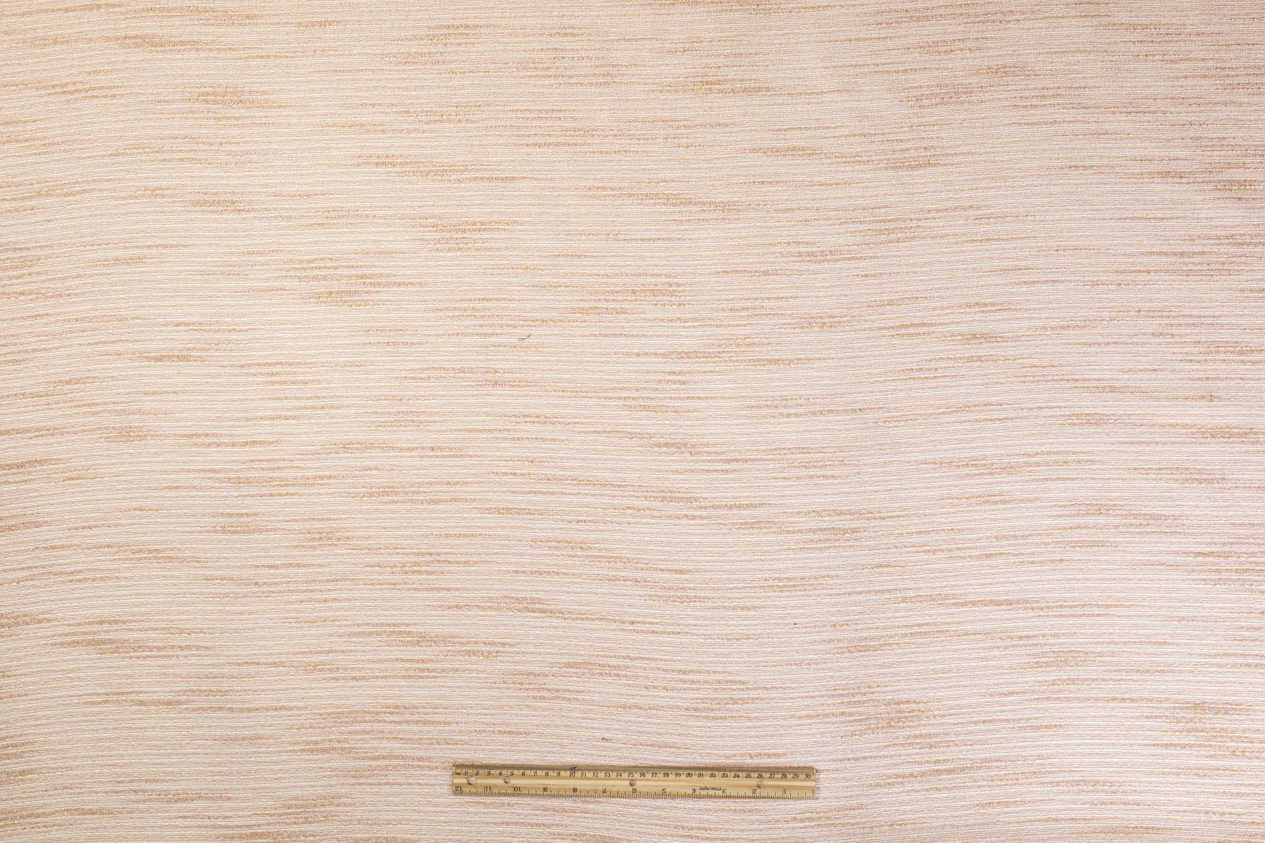 Metallic Tweed Brocade - Blush / Gold