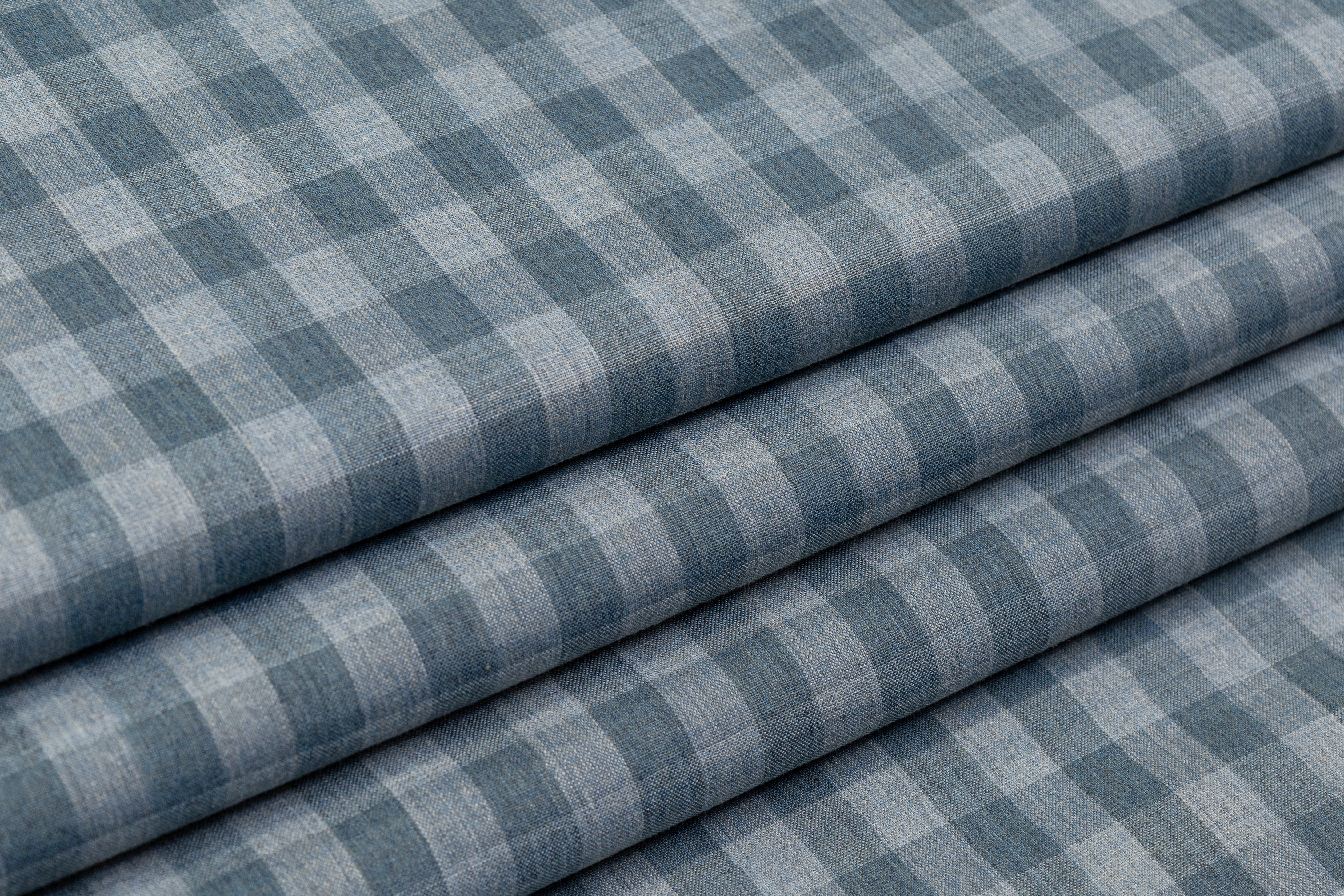 Ermenegildo Zegna - Mohair Cotton Silk Italian Suiting - Teal
