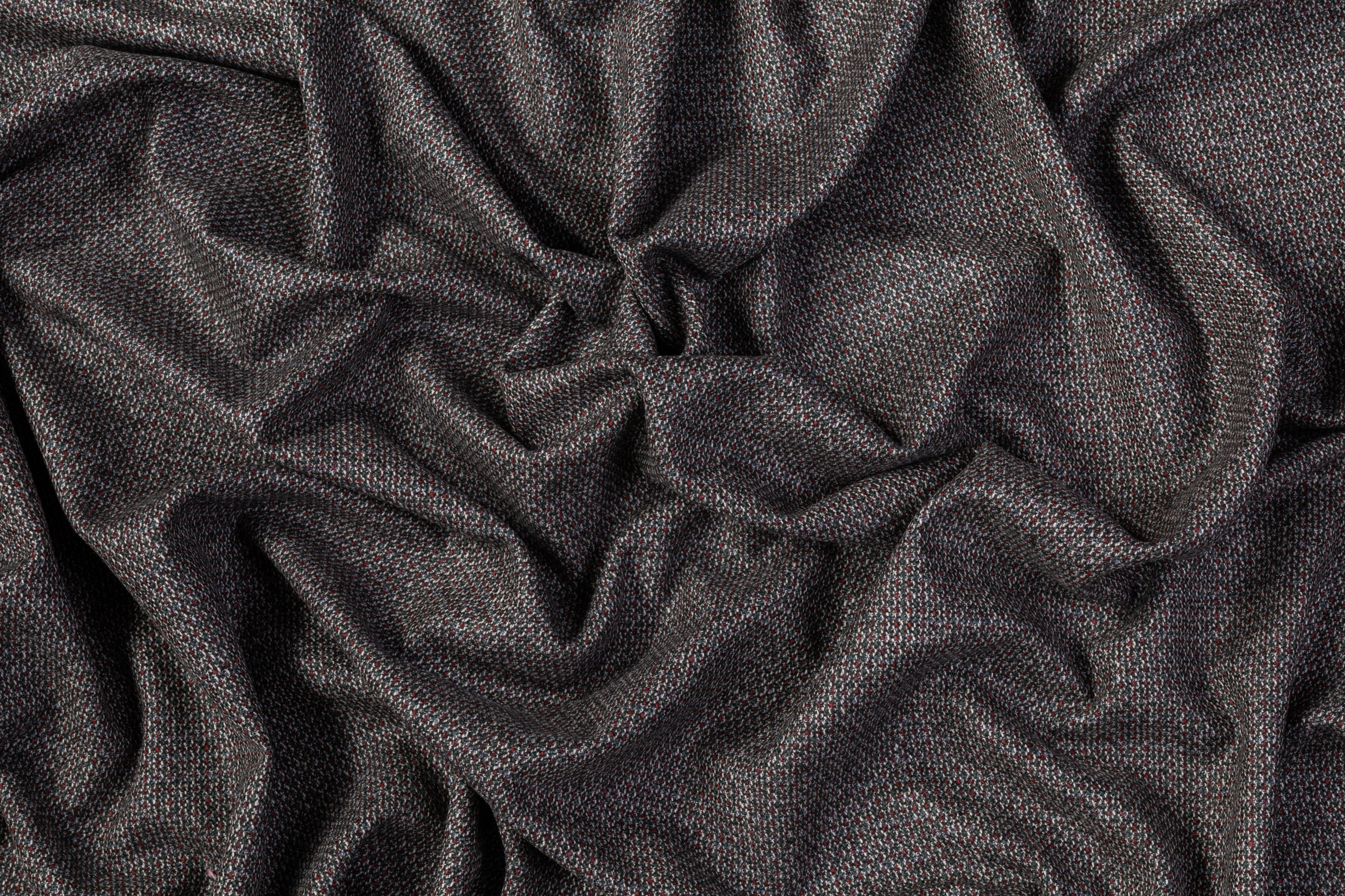 E. Thomas - Italian Wool Cashmere Tweed Suiting - Multicolor