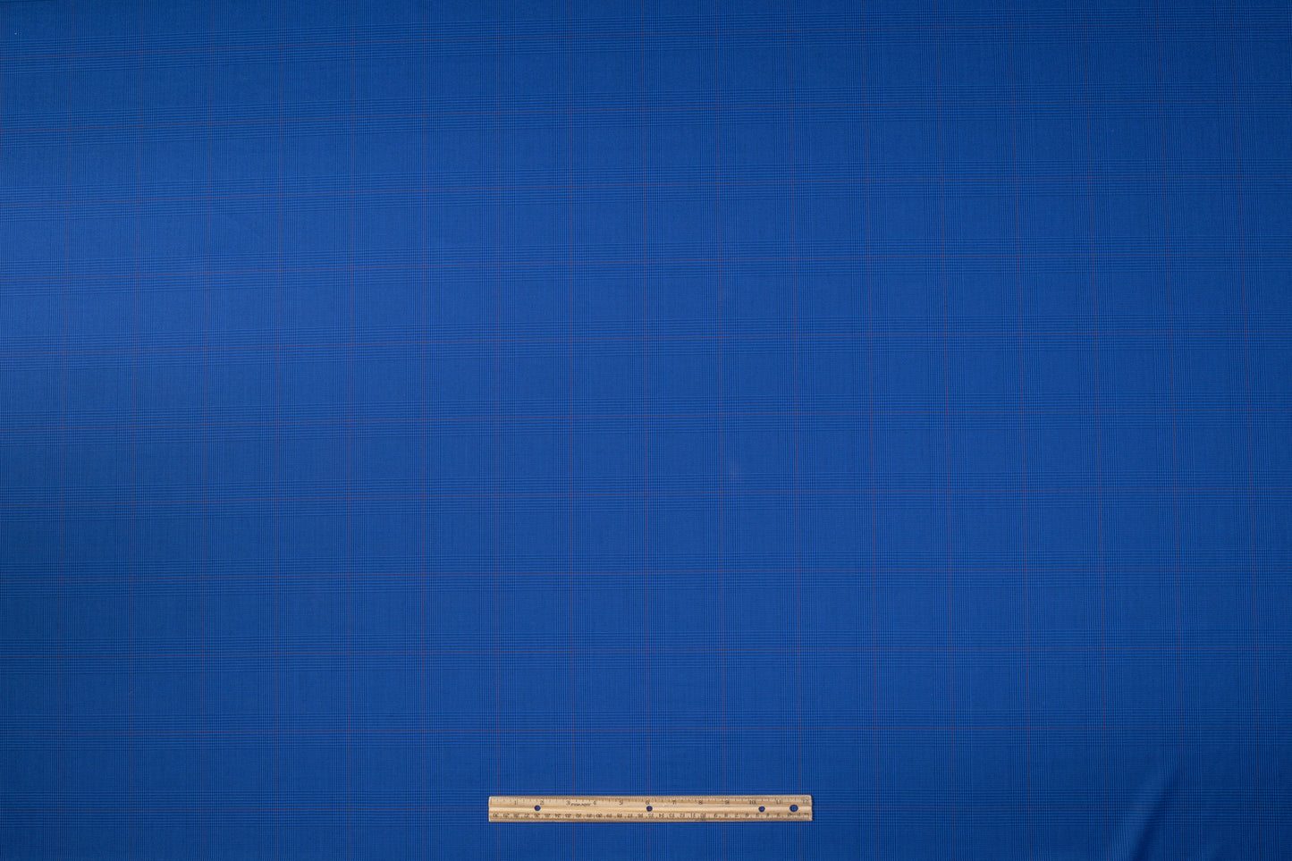 Glen Check Italian Wool Suiting - Blue
