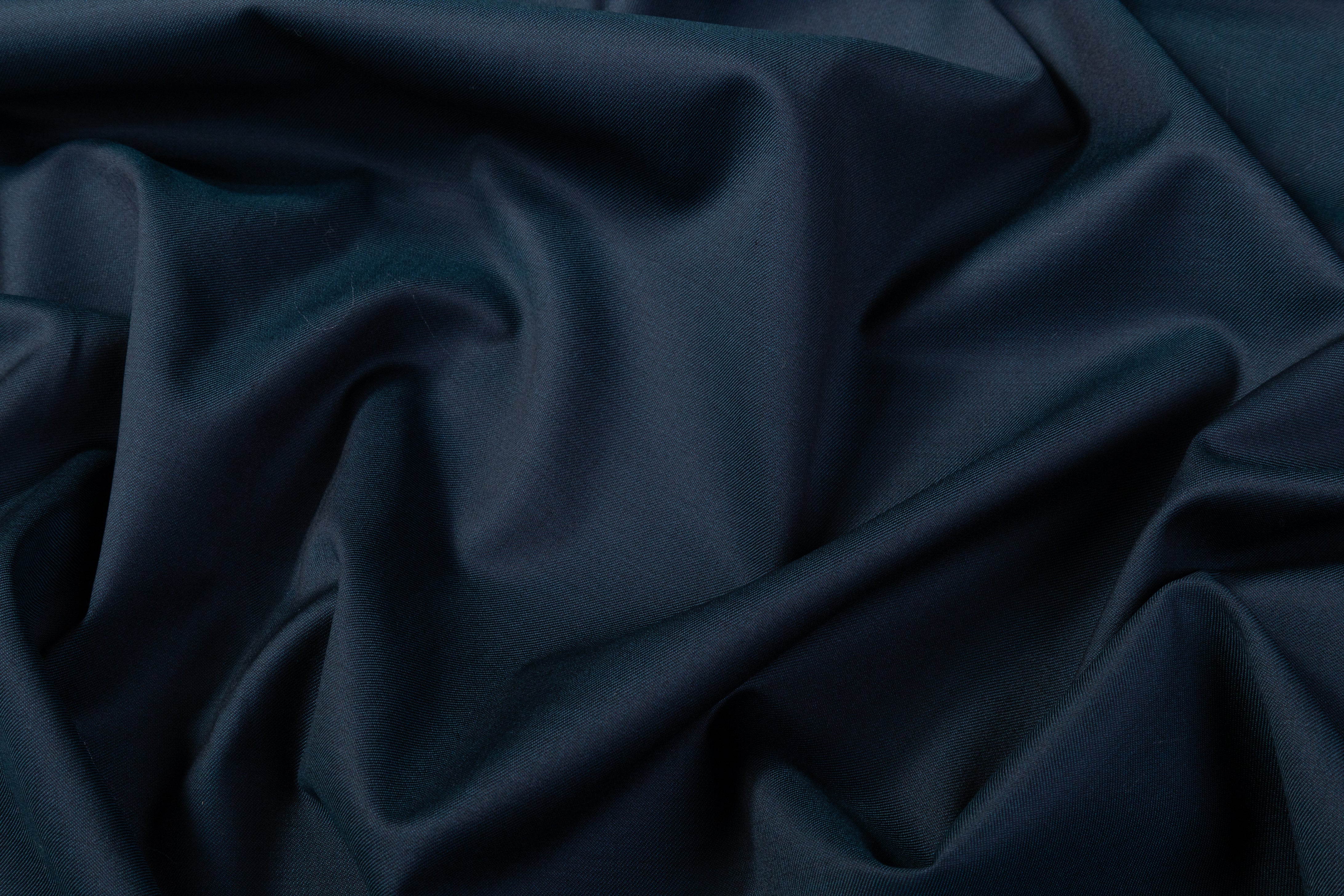 Two-Tone Italian Wool Gabardine - Teal