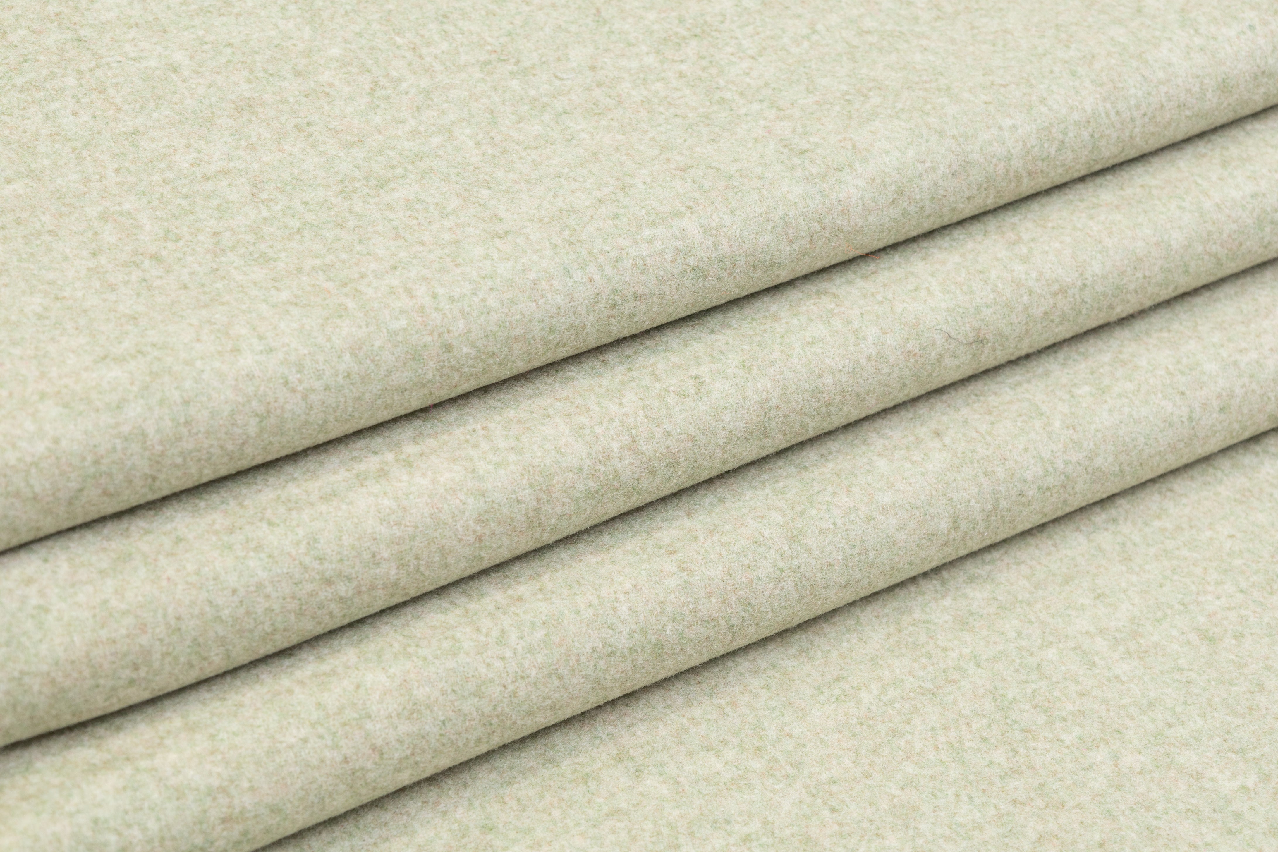 Italian Wool Coating - Sage Green