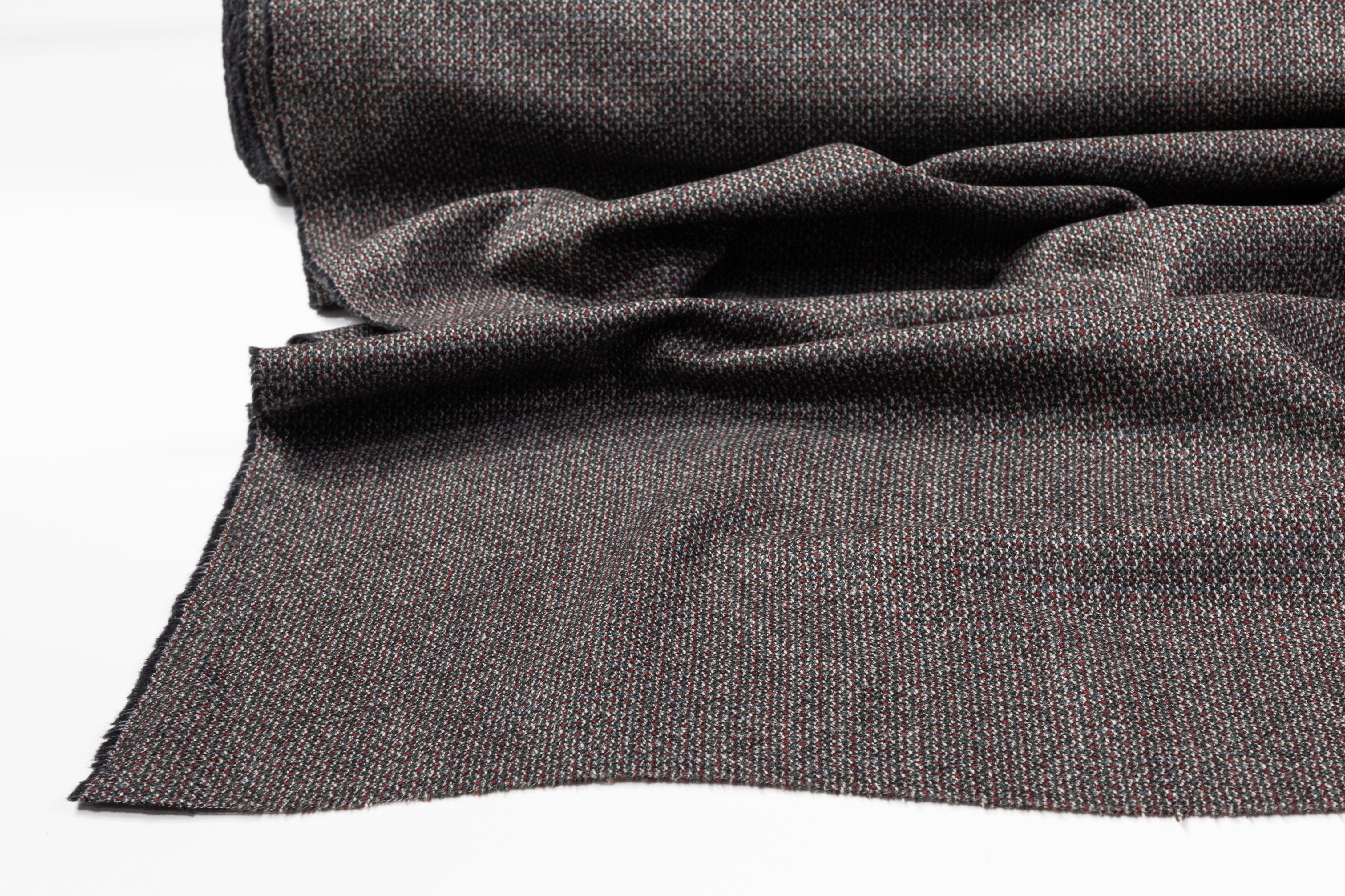 E. Thomas - Italian Wool Cashmere Tweed Suiting - Multicolor