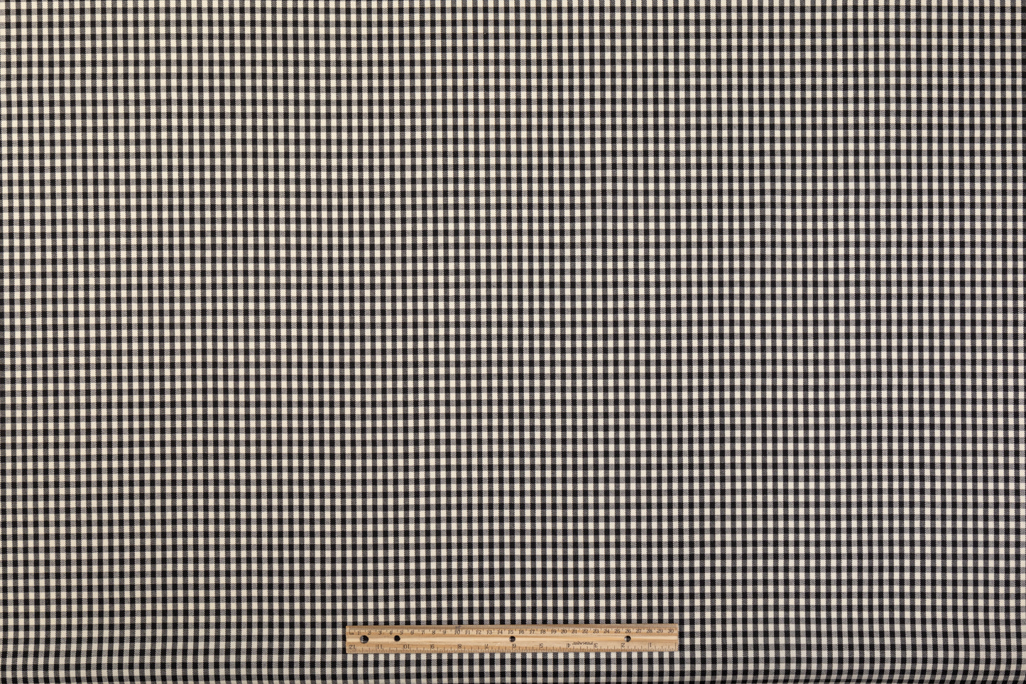 Checked Wool Suiting - Black and White