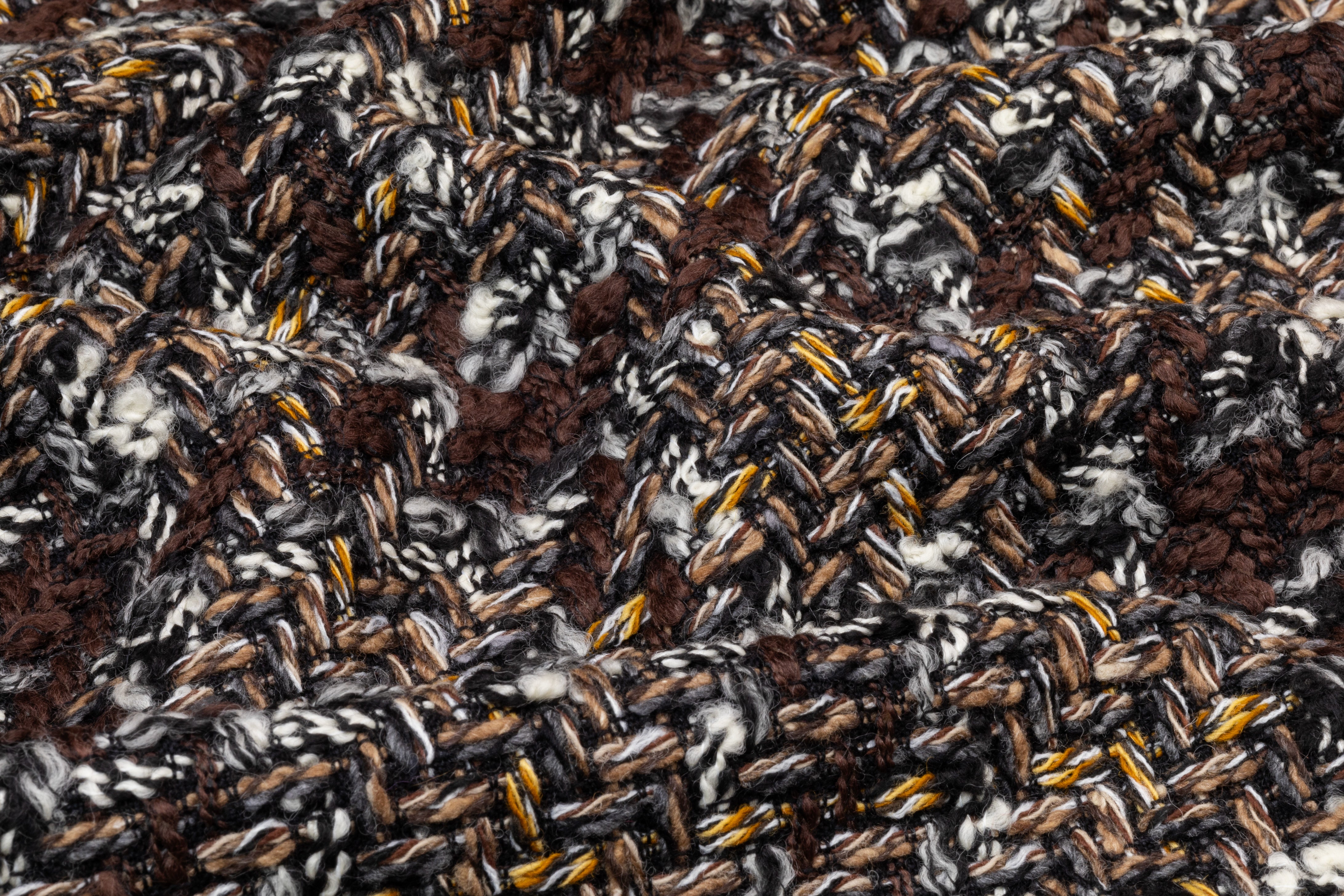 Loro Piana - Checked Italian Wool Blend Tweed - Brown