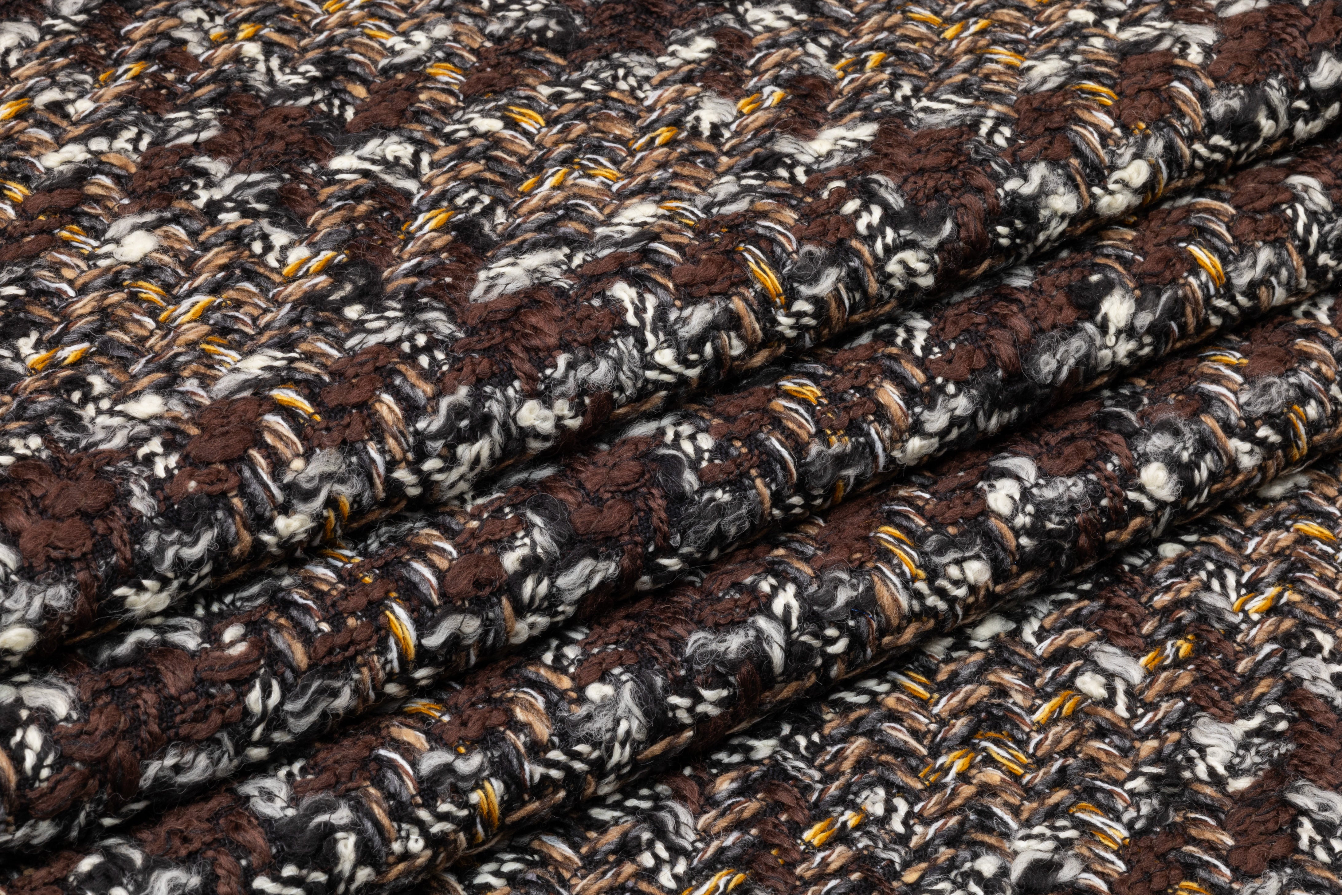 Loro Piana - Checked Italian Wool Blend Tweed - Brown