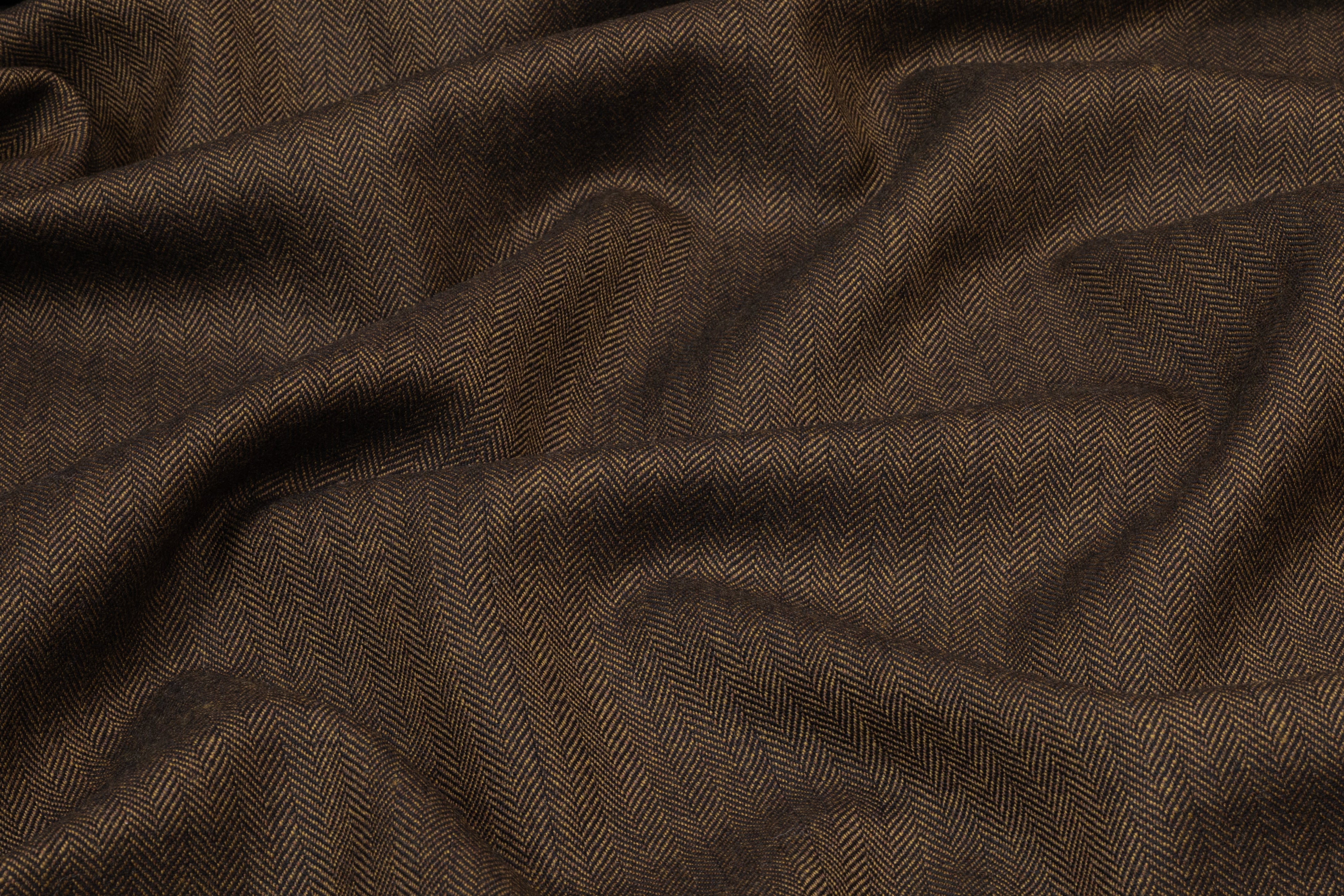 Hardy Minnis - Herringbone English Wool Suiting - Bronze