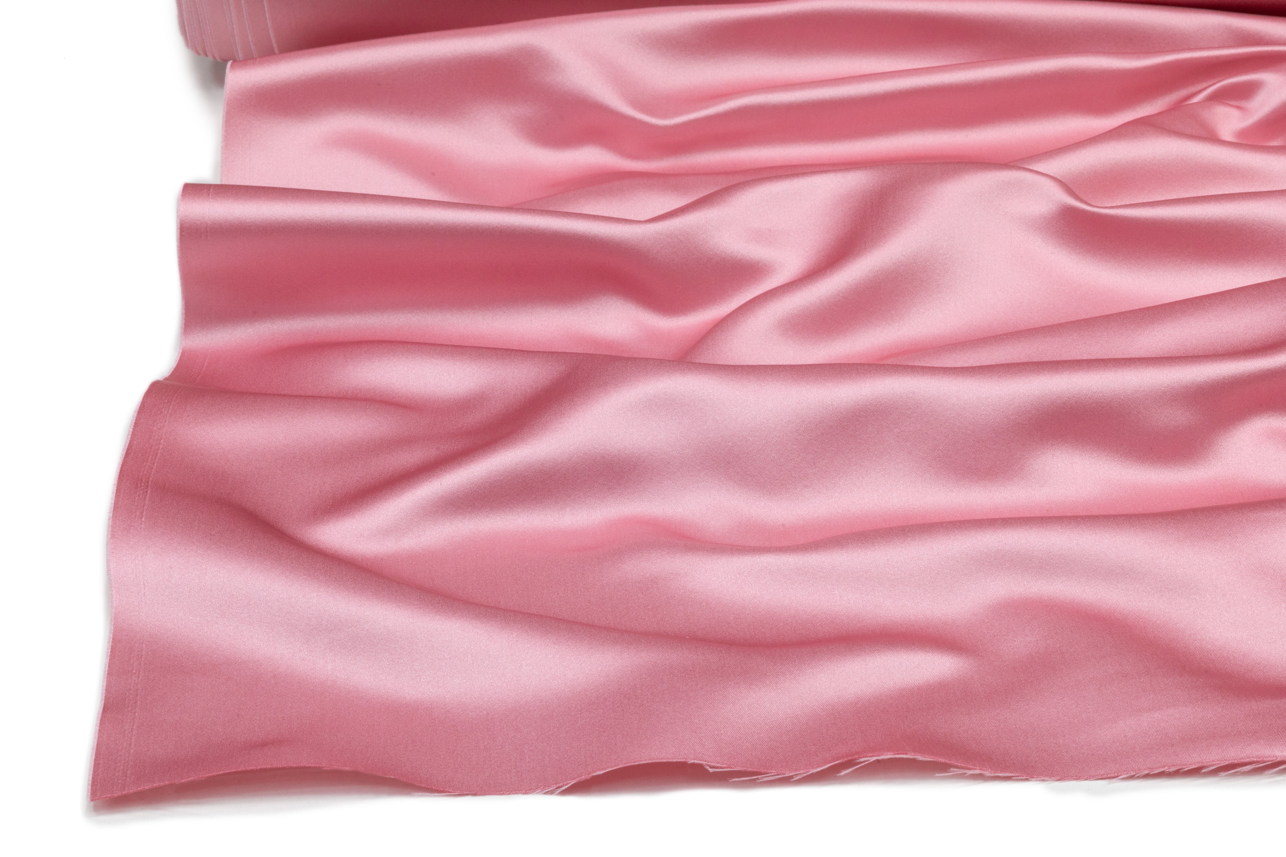 Double Faced Italian Silk Duchess Satin - Pink