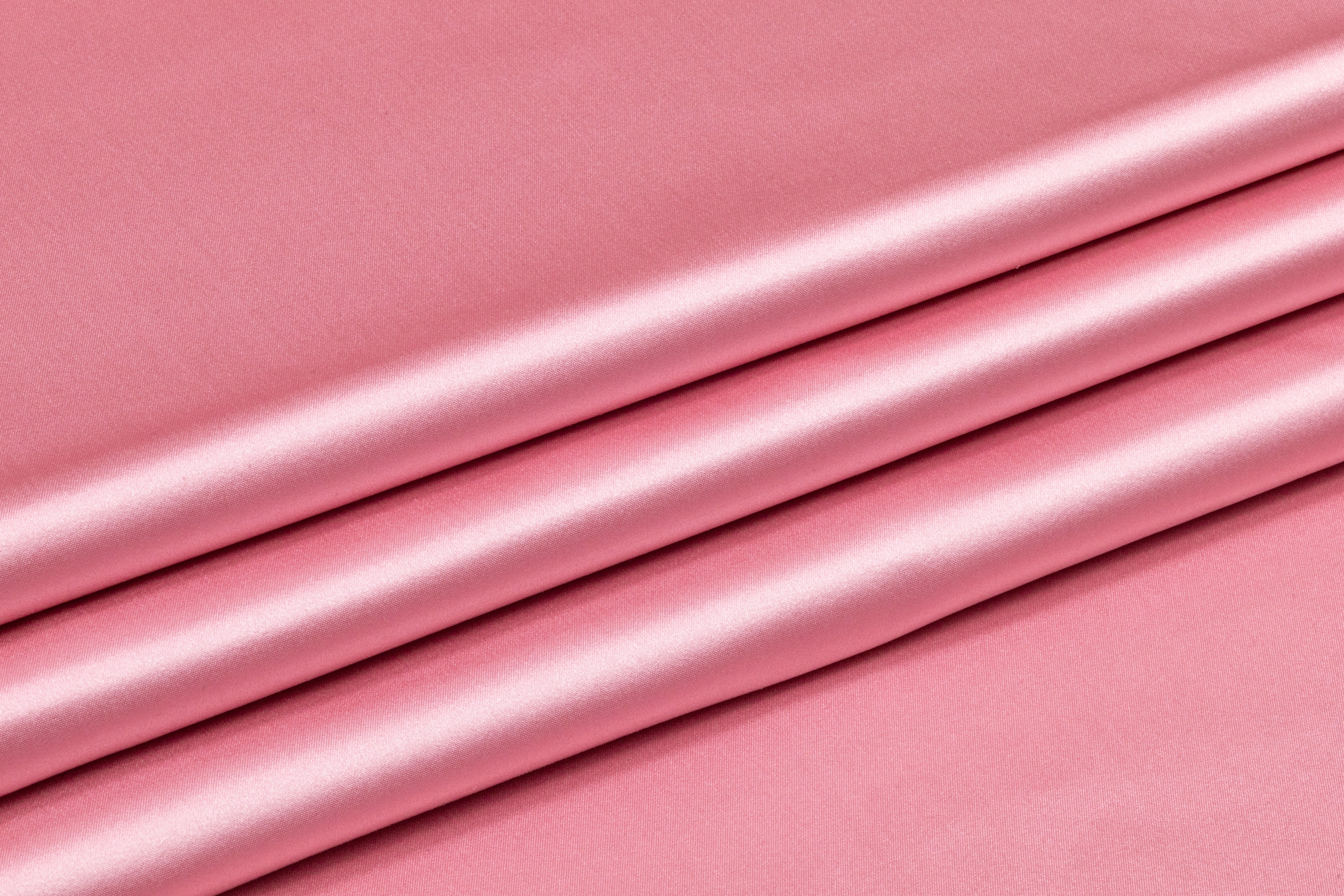 Double Faced Italian Silk Duchess Satin - Pink