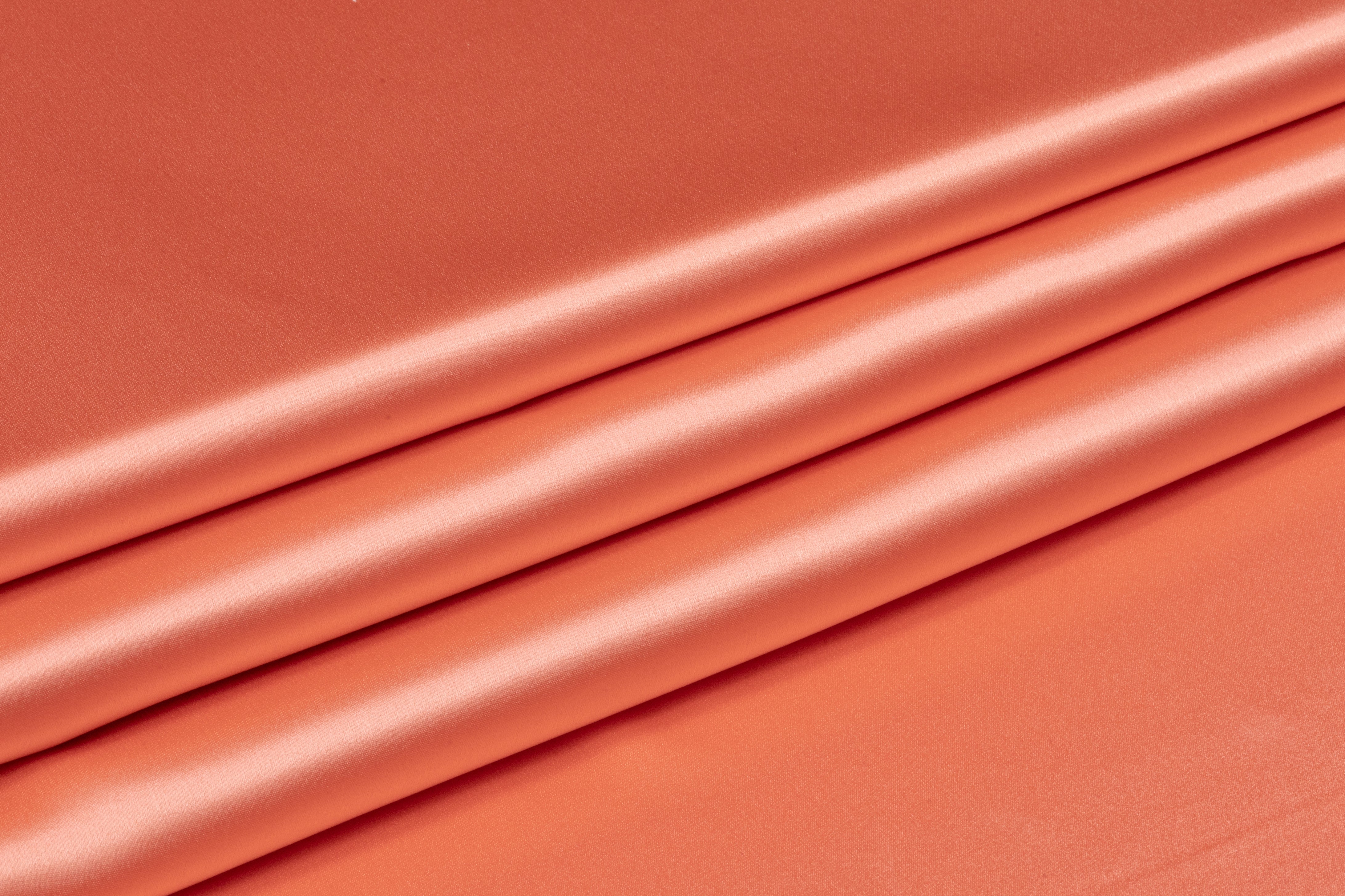Double Satin Italian Silk Charmeuse - Peach