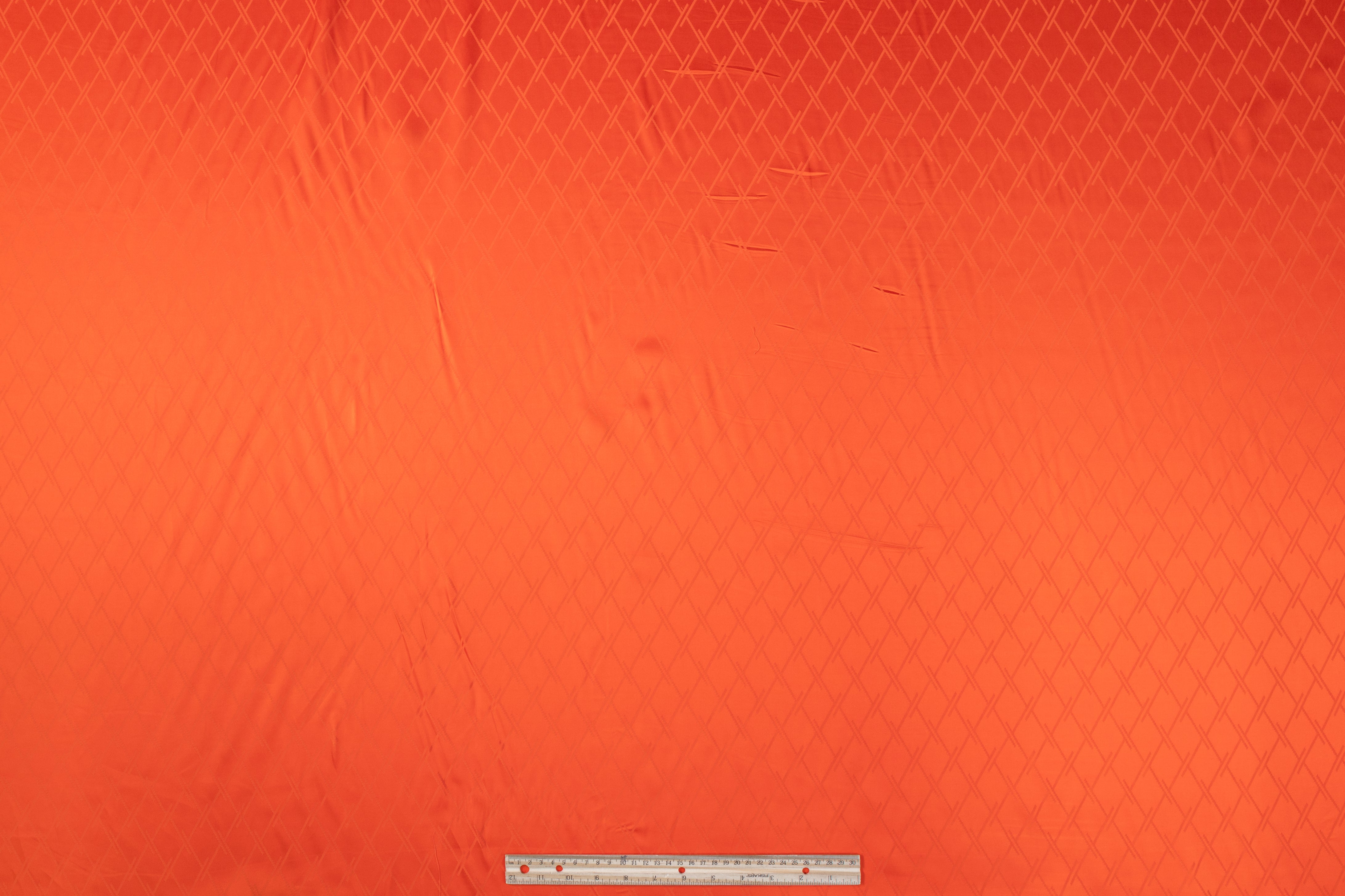 Viscose Acetate Italian Jacquard - Orange